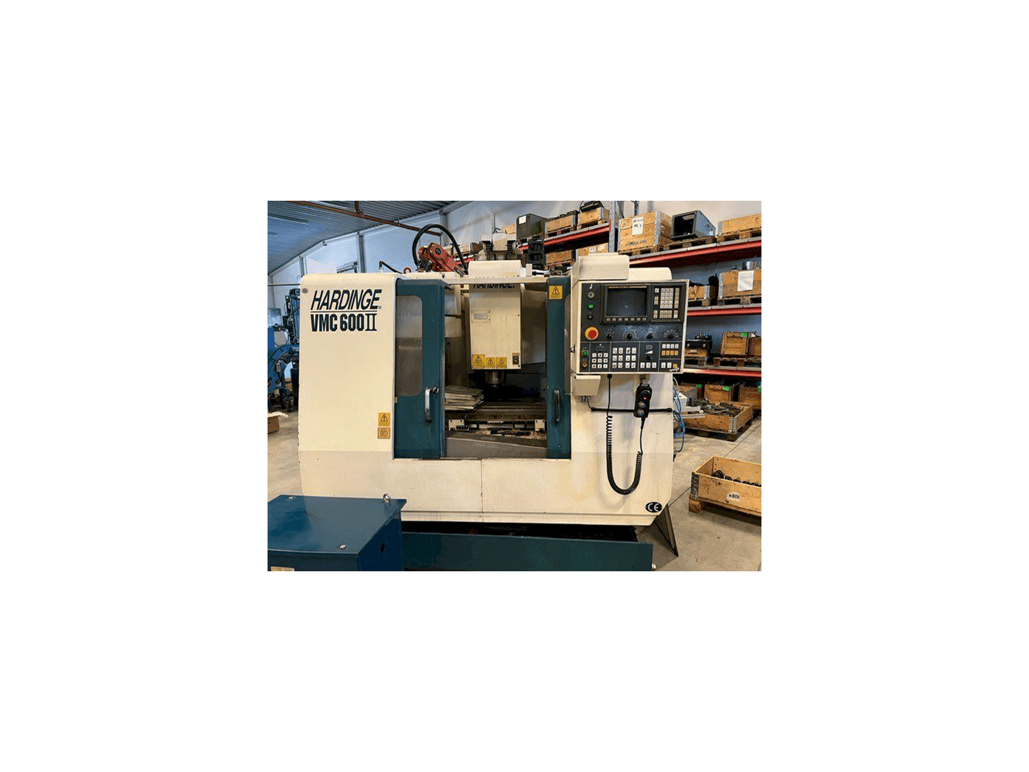 Koneen HARDINGE VMC 600II etunäkymä