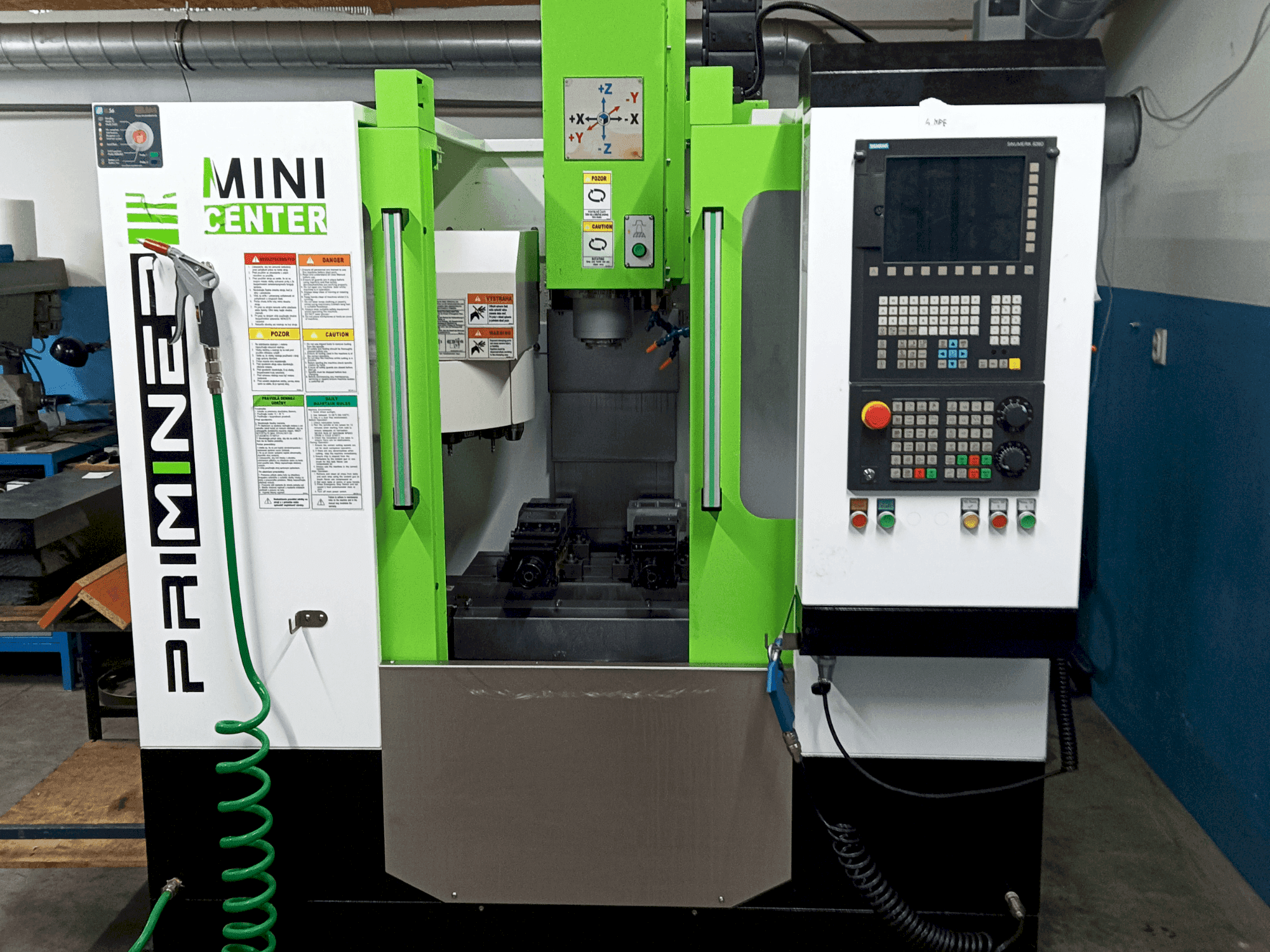 Koneen Priminer MINI etunäkymä