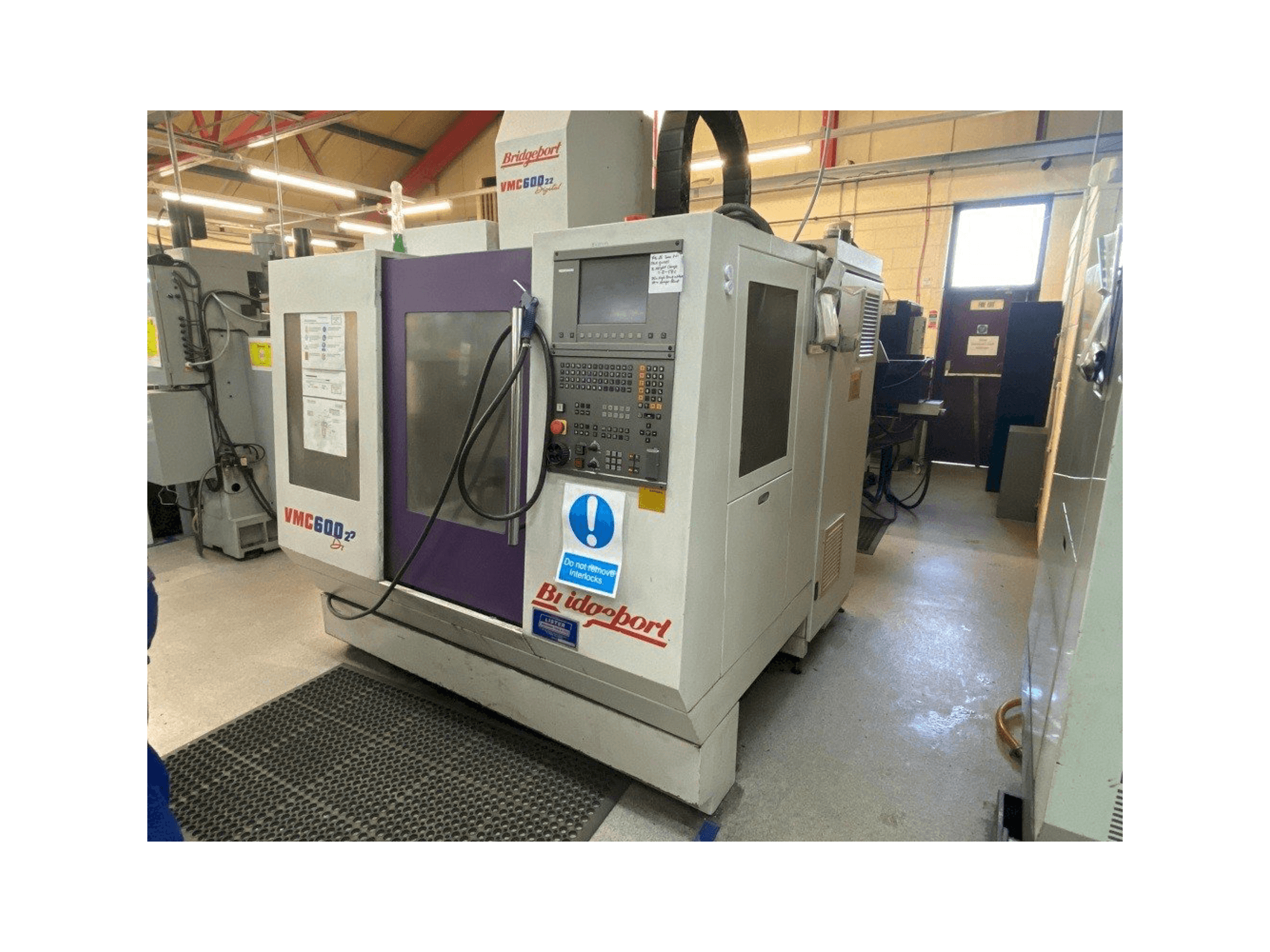 Koneen Bridgeport VMC 600/22 Digital etunäkymä