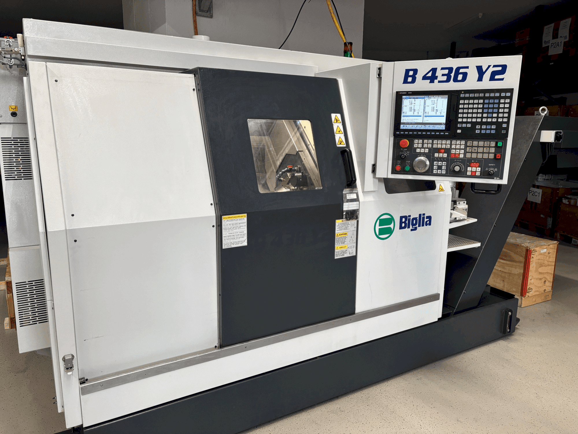 Koneen Biglia B436Y2 etunäkymä