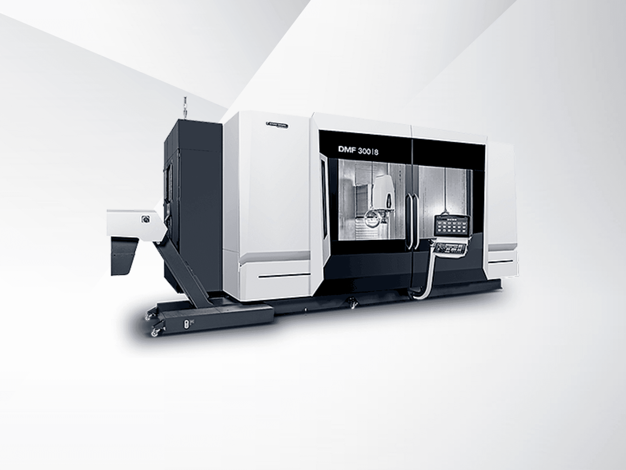 Koneen DMG MORI DMF 300-8 etunäkymä