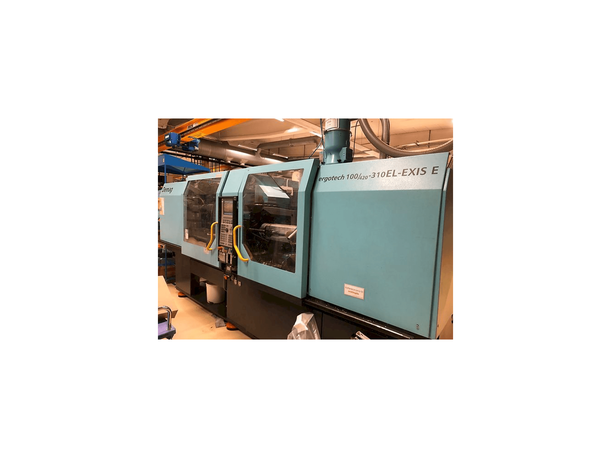 Koneen DEMAG Ergotech 100/420 - 310 EL-EXIS E etunäkymä