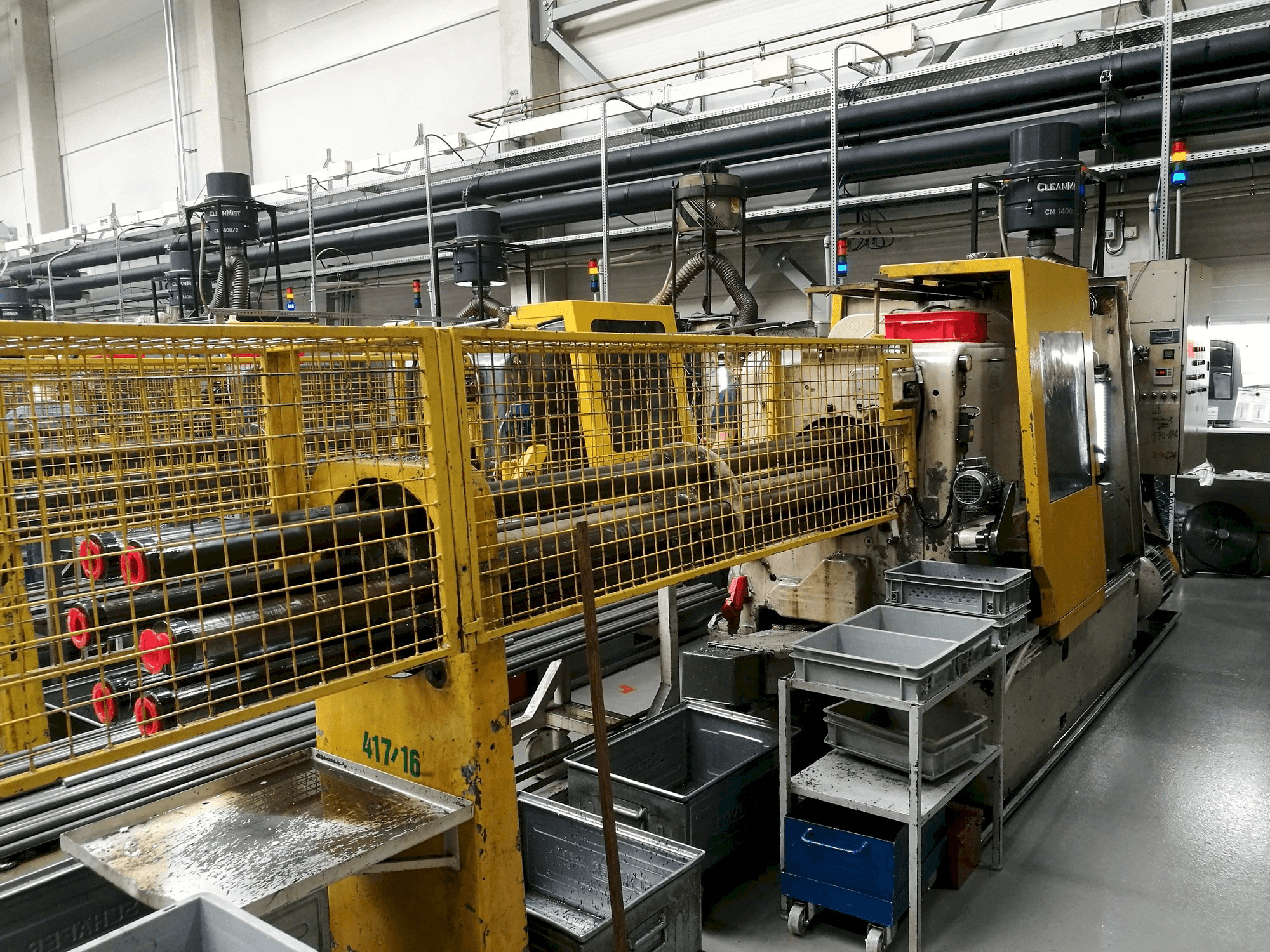 Koneen Wickman 1 3/8"-6 etunäkymä