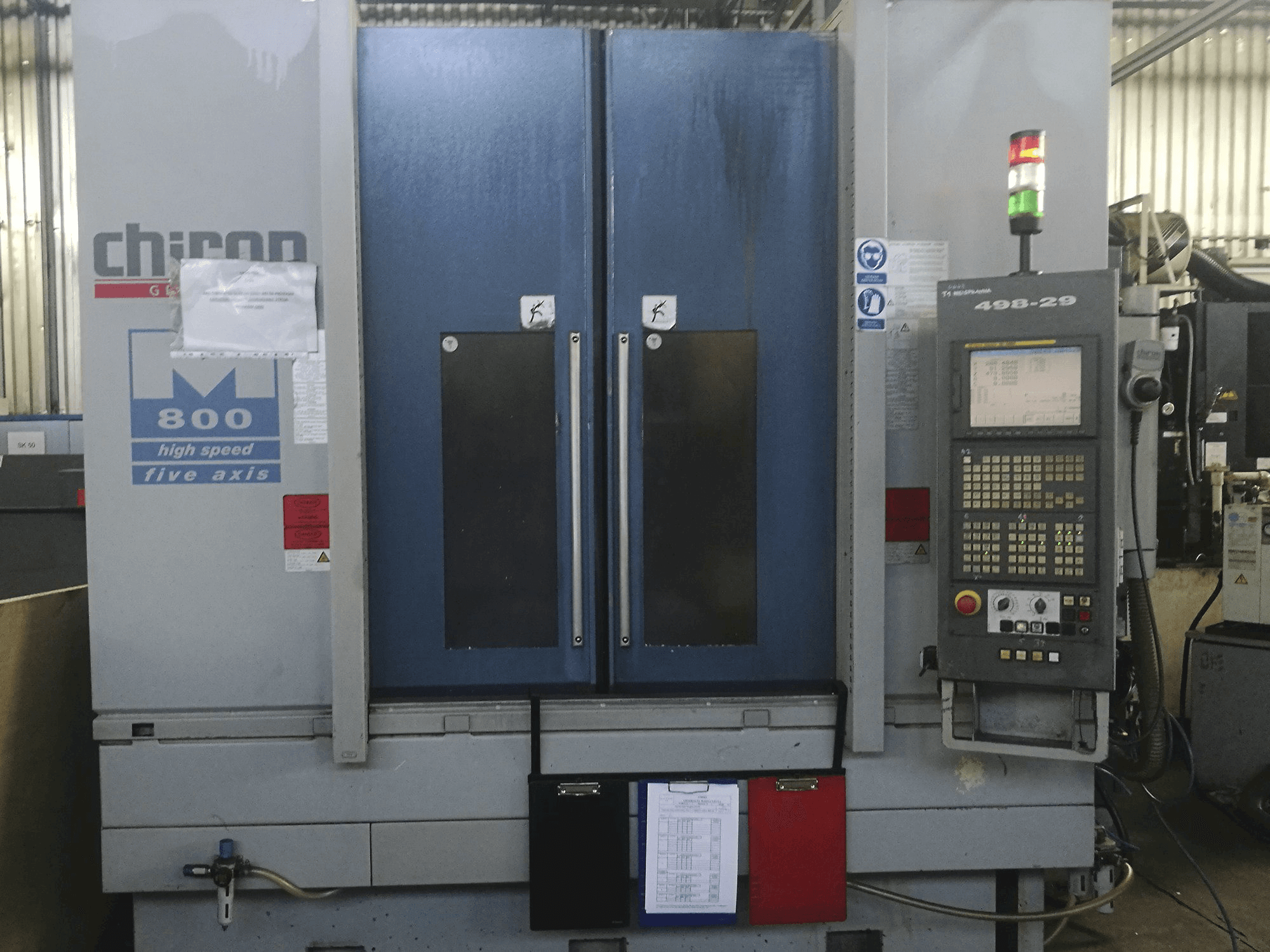 Koneen CHIRON etunäkymä MILL 800