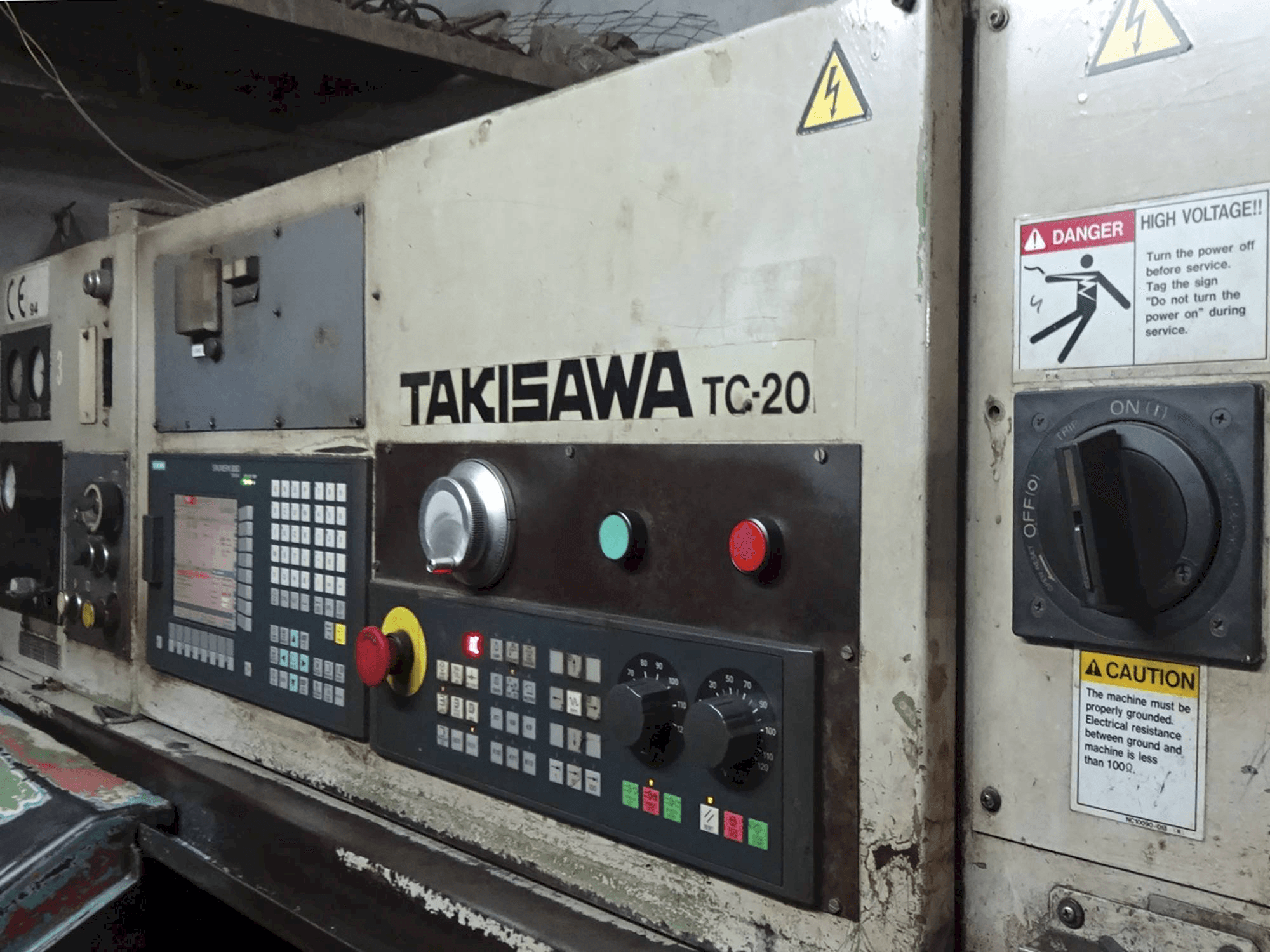 Koneen Takisawa etunäkymä TC-20