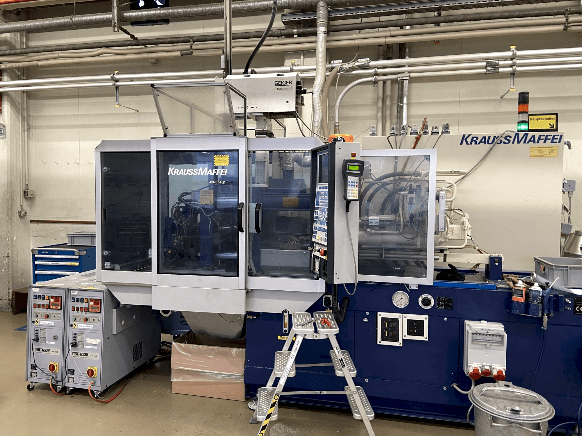 Koneen Krauss Maffei 40/55 C2 etunäkymä