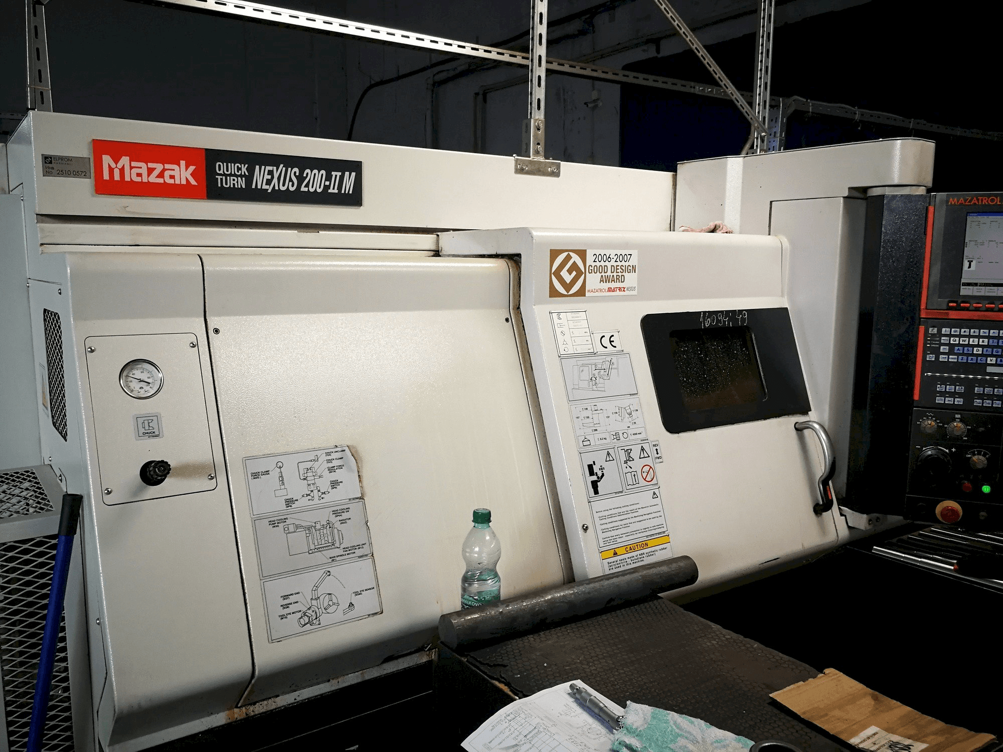 Koneen Mazak Quick Turn Nexus 250-II M etunäkymä