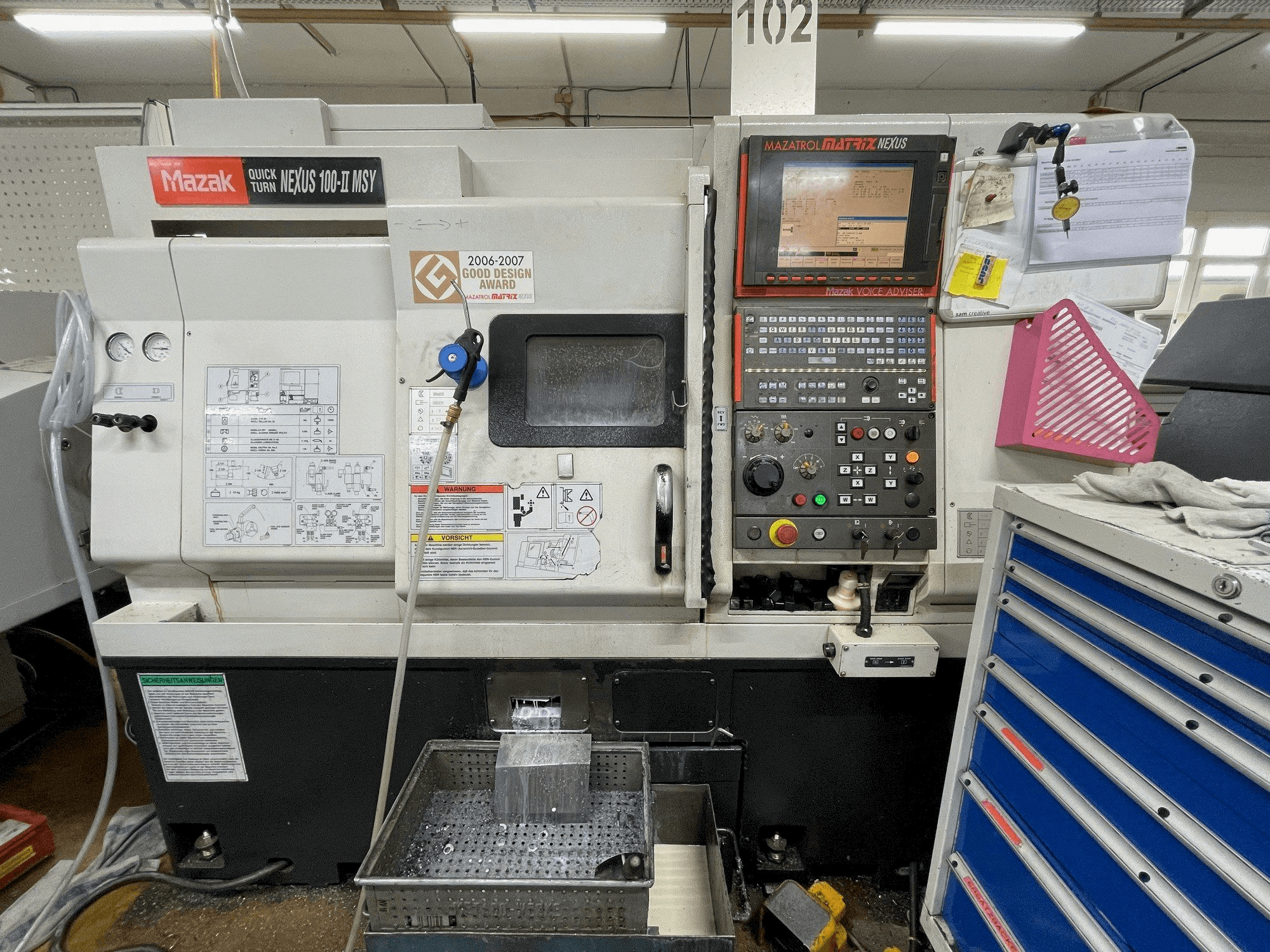 Koneen Mazak QUICK TURN NEXUS 100-II MSY etunäkymä