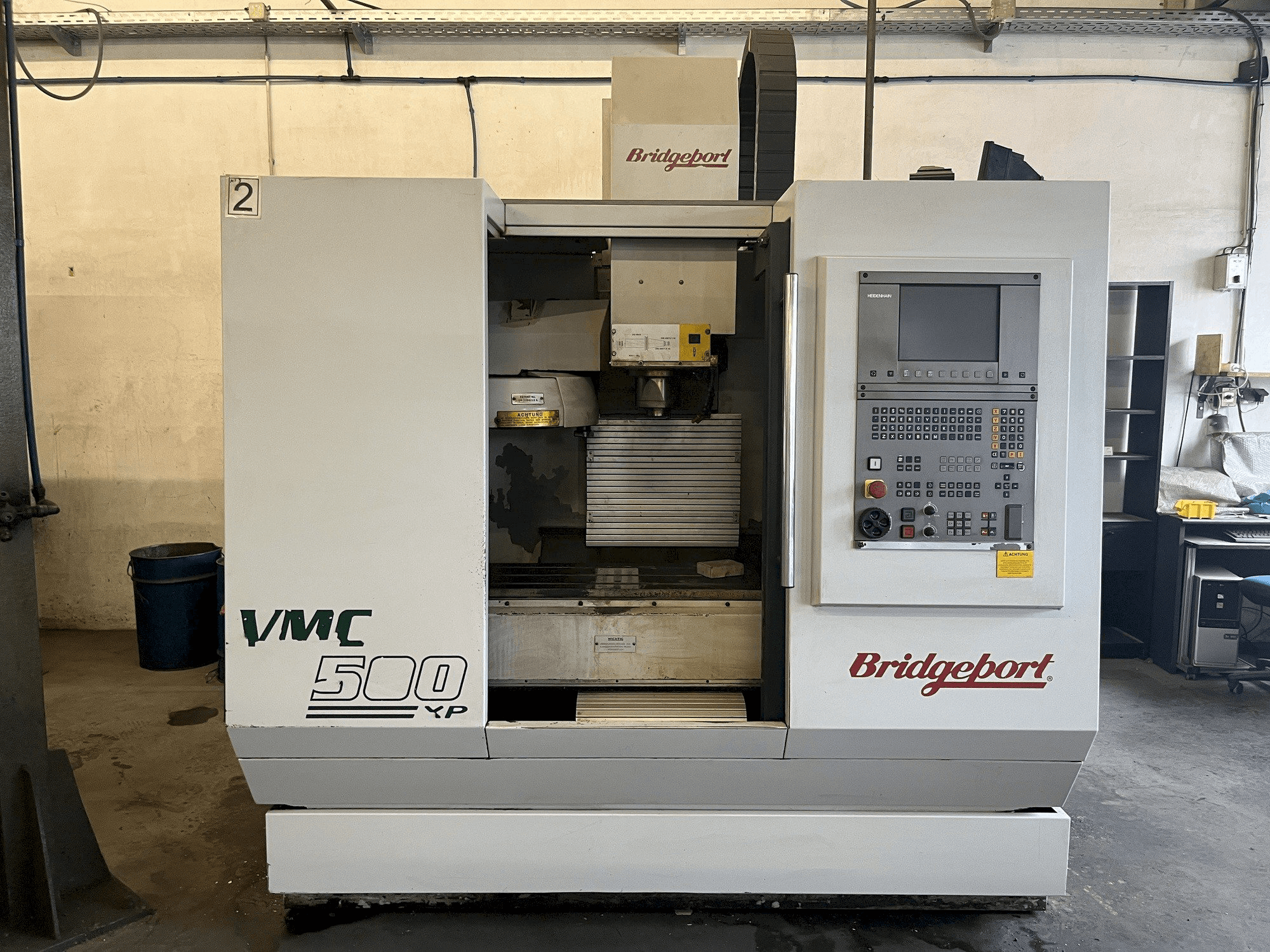 Koneen Bridgeport VMC500XP etunäkymä