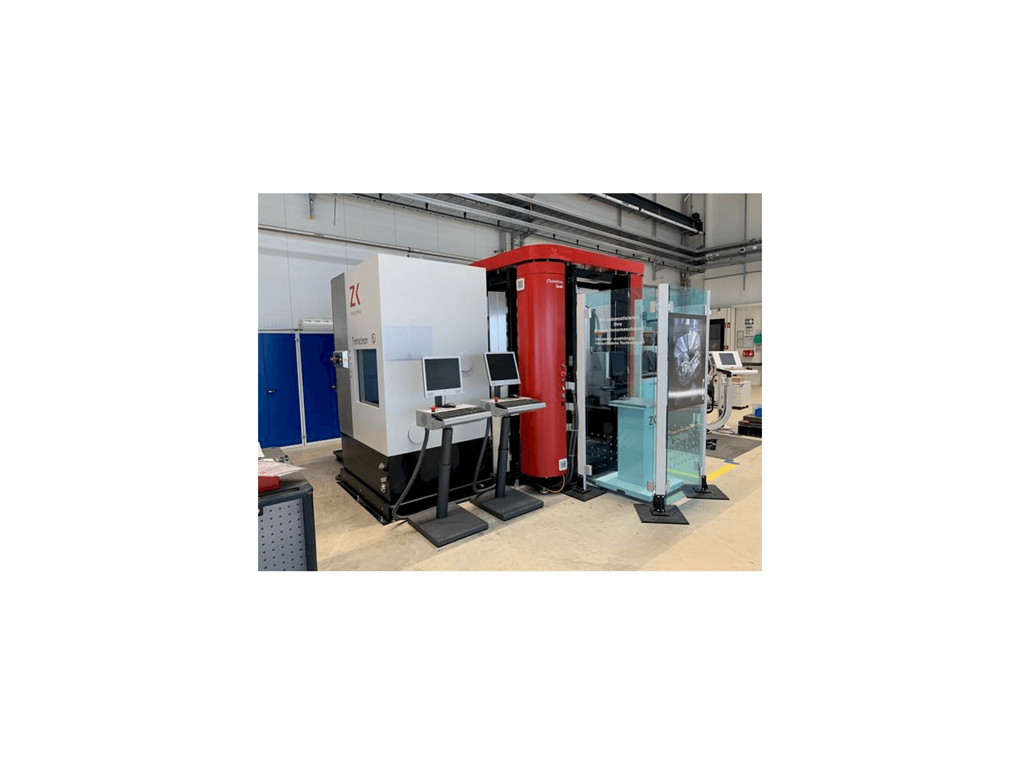 Koneen Zimmer+Kreim Chameleon Quad + Transclean etunäkymä