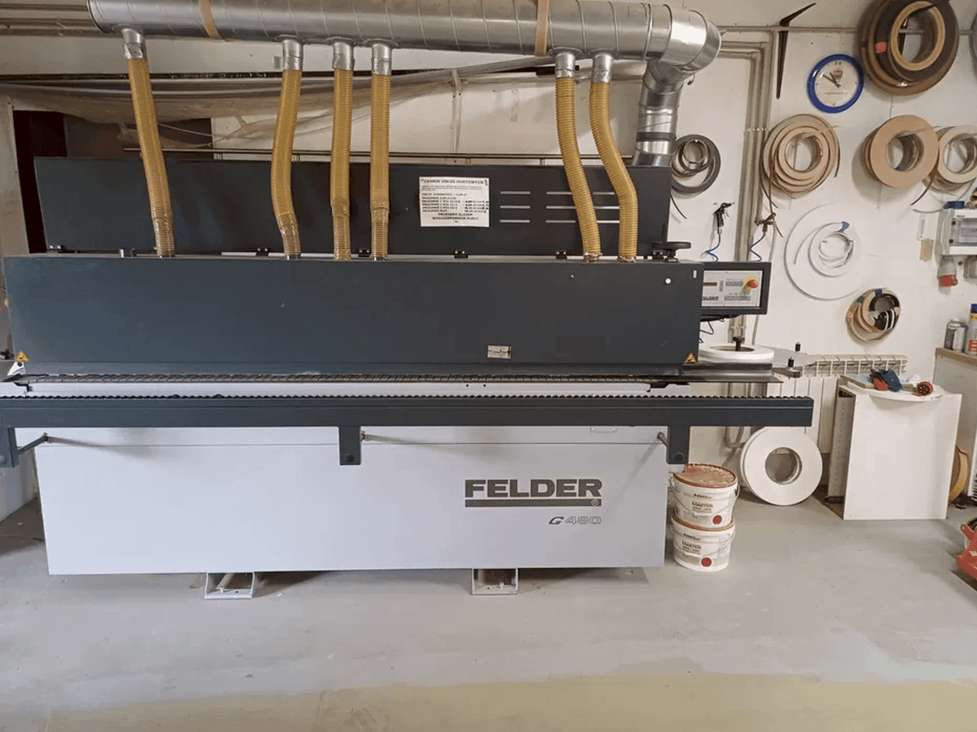 Koneen FELDER G480 etunäkymä
