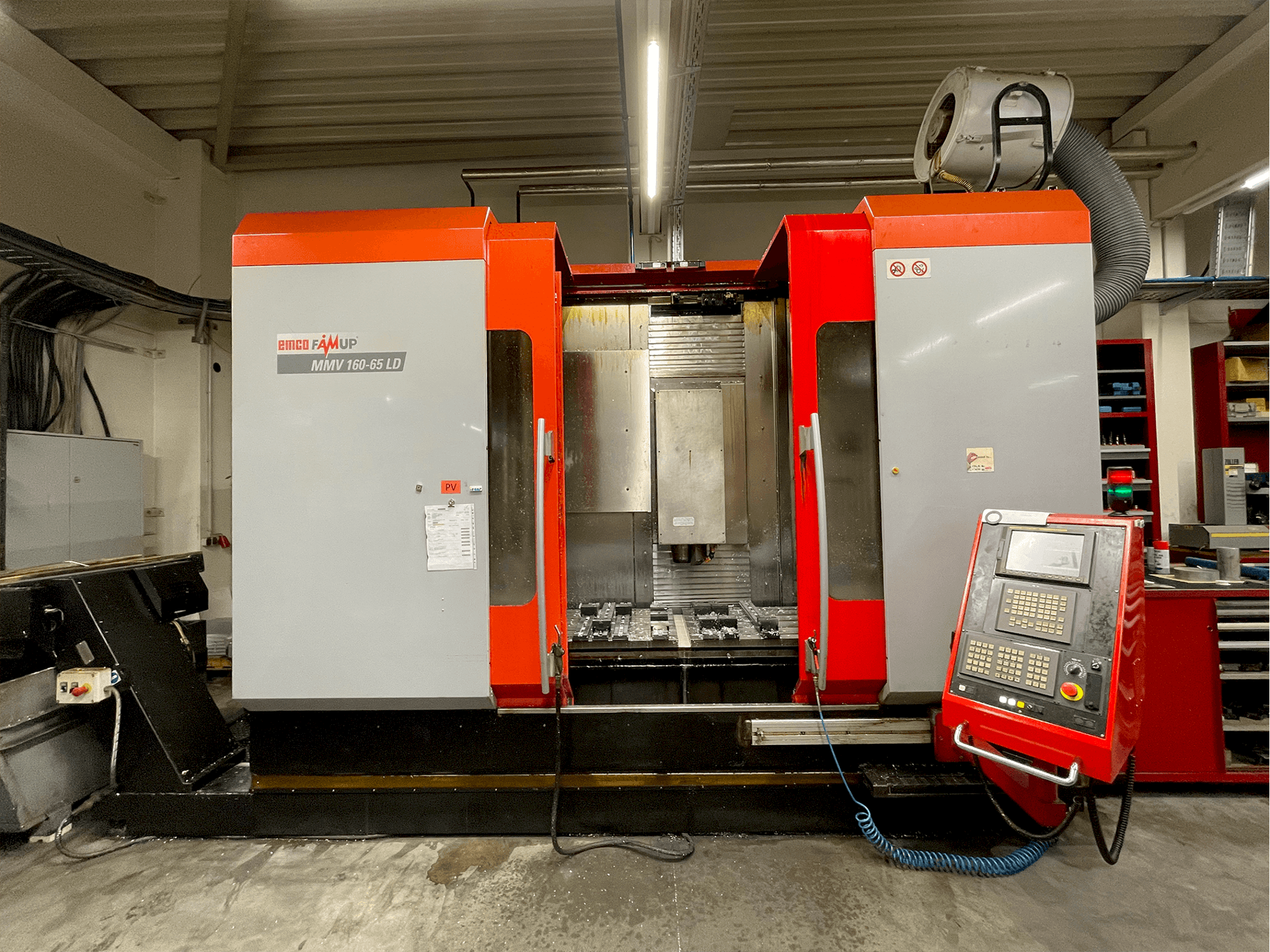 Koneen EMCO Famup MMV-160-65LD etunäkymä