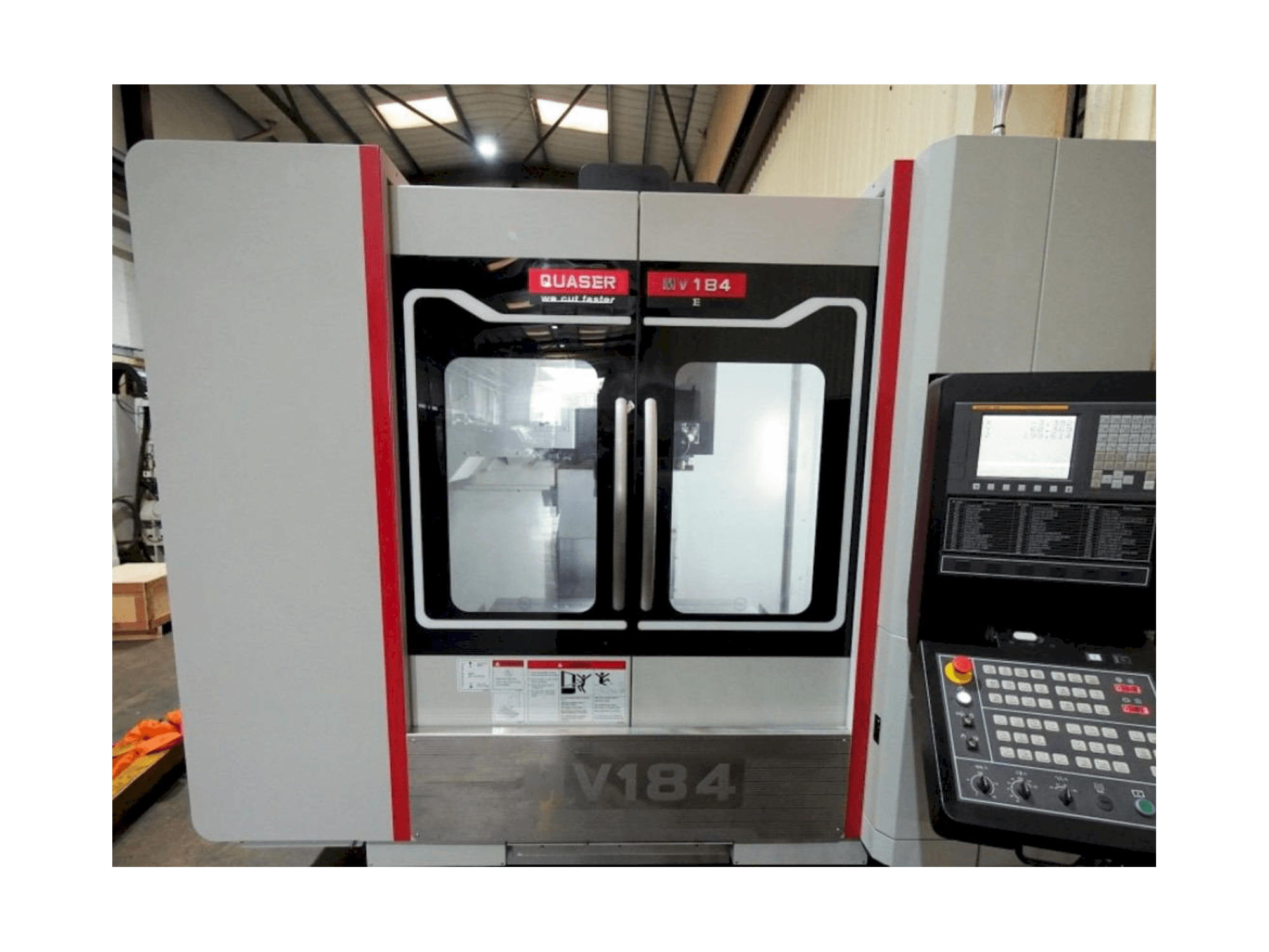 Koneen Quaser MV184E etunäkymä