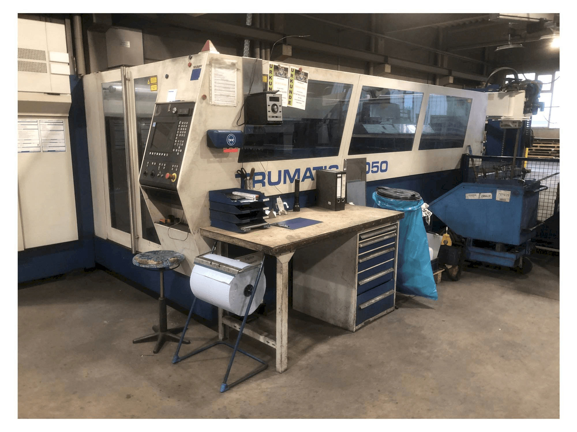 Koneen TRUMPF Trumatic L3050 etunäkymä