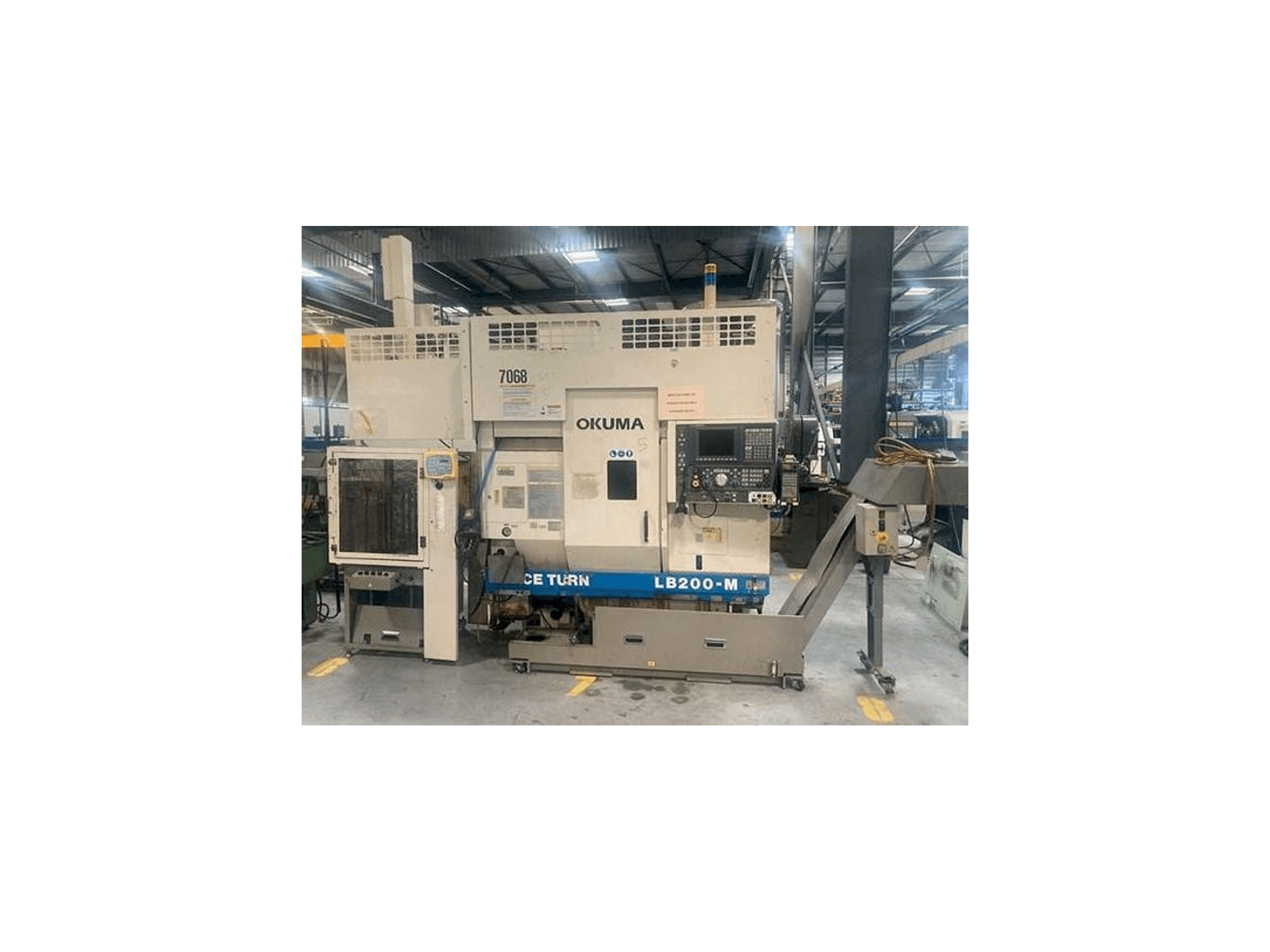 Koneen Okuma LB 200M etunäkymä