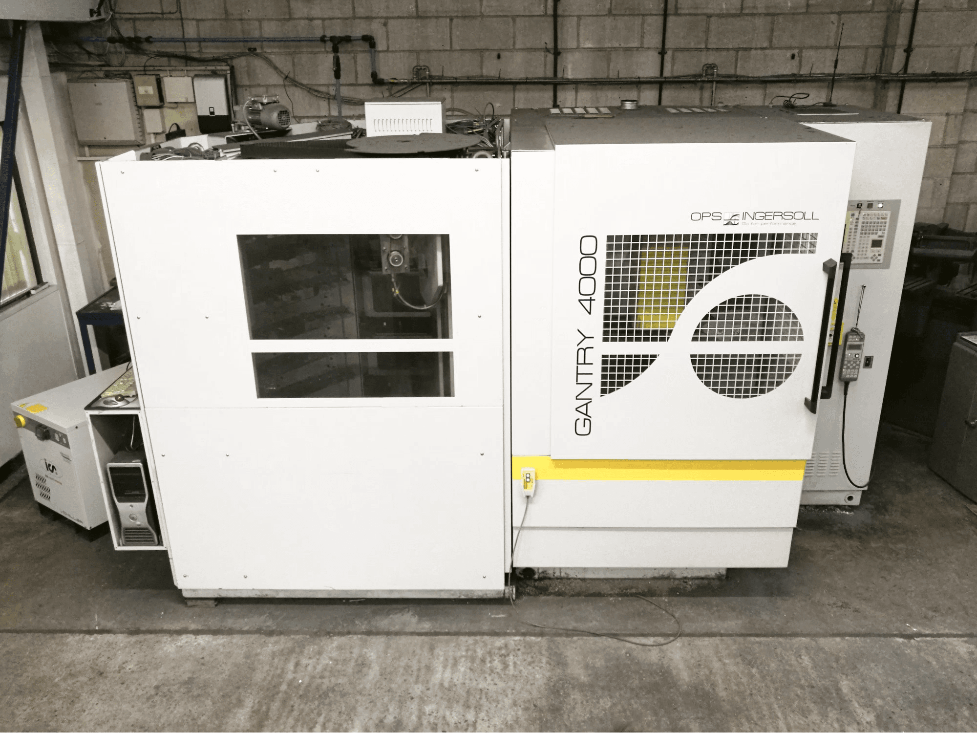 Koneen OPS-INGERSOLL etunäkymäGantry 4000