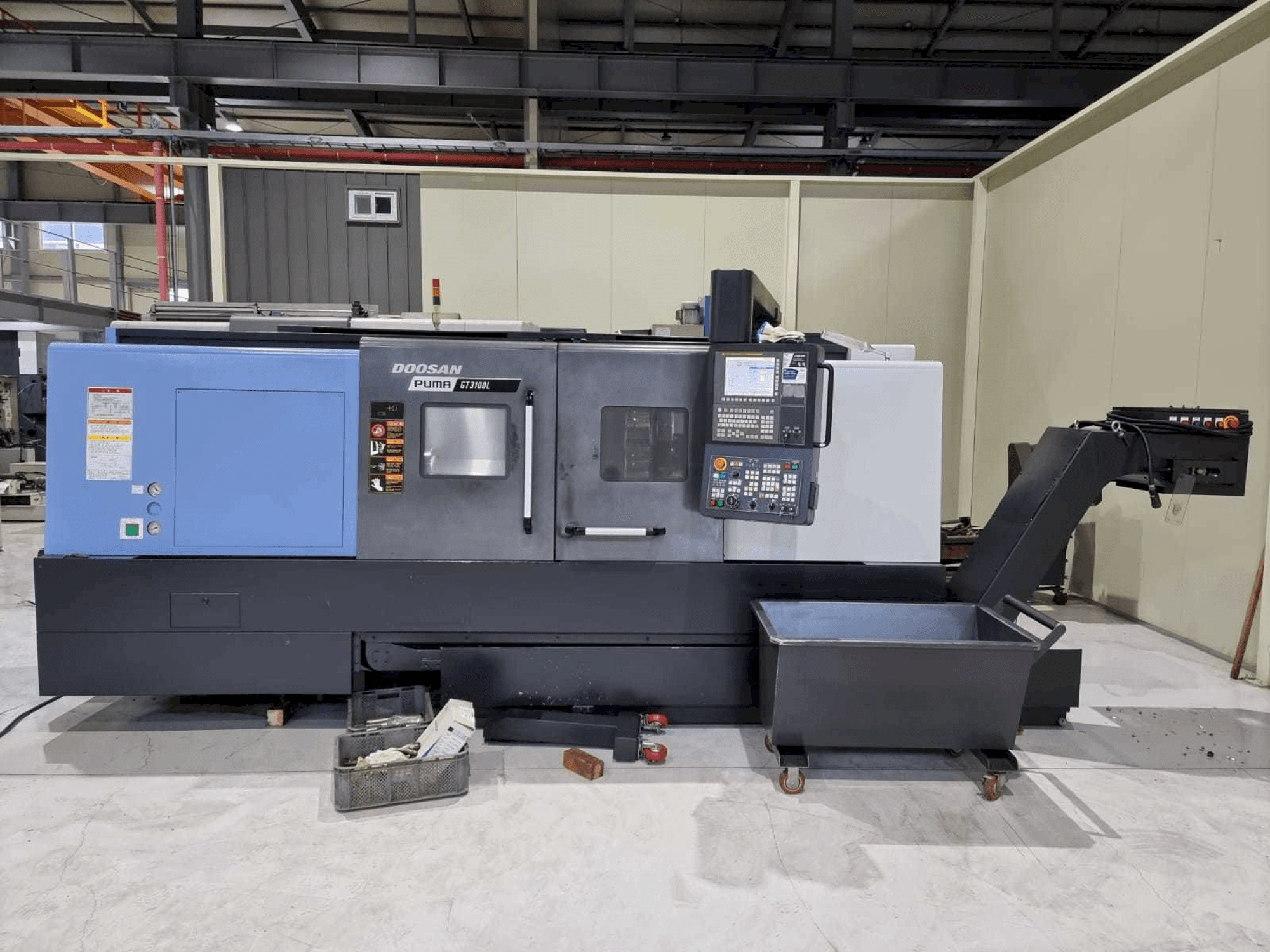 Koneen Doosan PUMA GT3100L etunäkymä