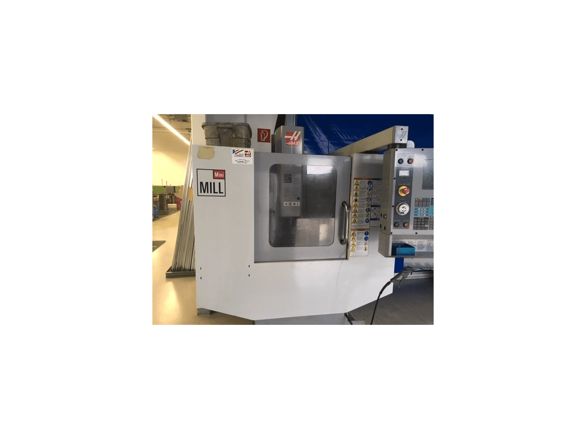 Koneen HAAS Mini Mill HE etunäkymä