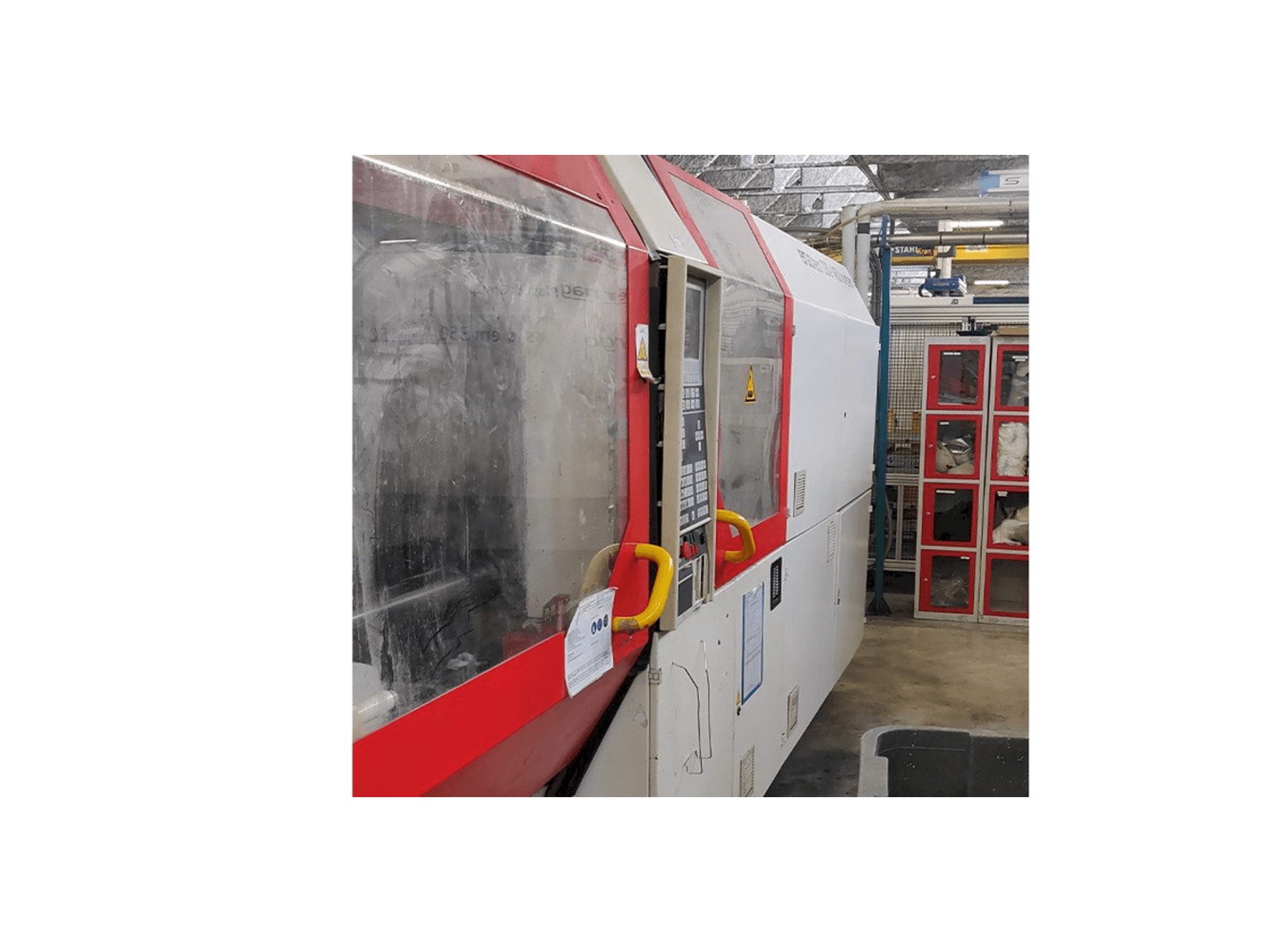 Koneen DEMAG Ergotech 330-1450 system etunäkymä