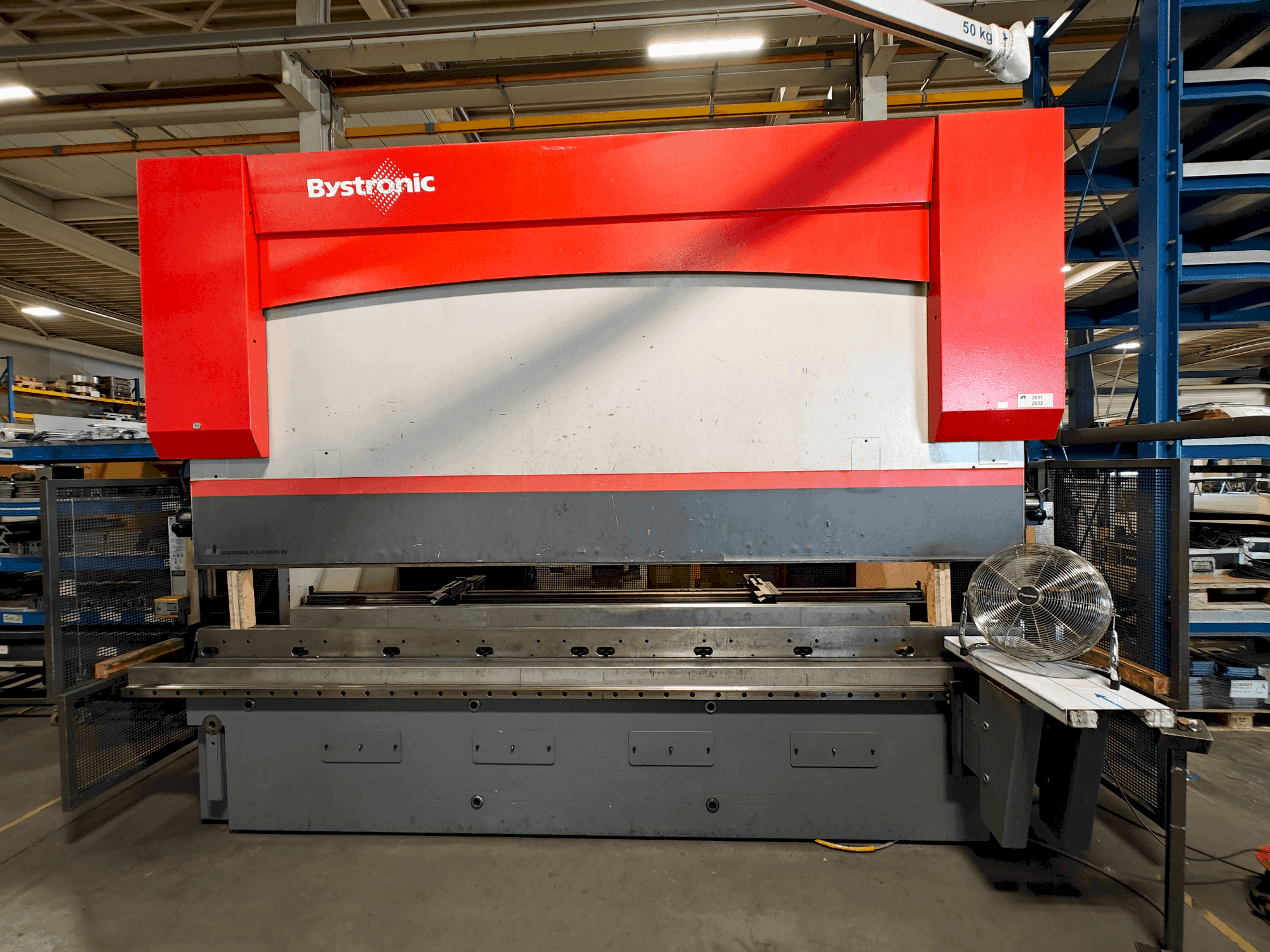 Koneen Bystronic PR 200x4100 etunäkymä