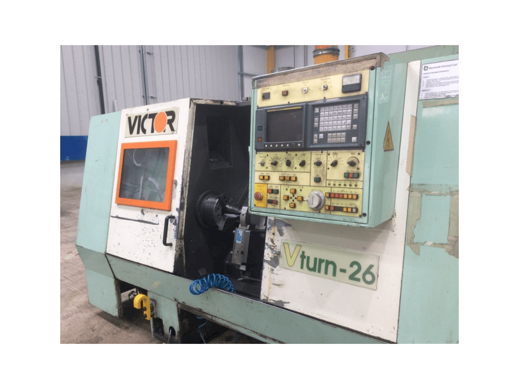 Koneen Victor V Turn-26 etunäkymä