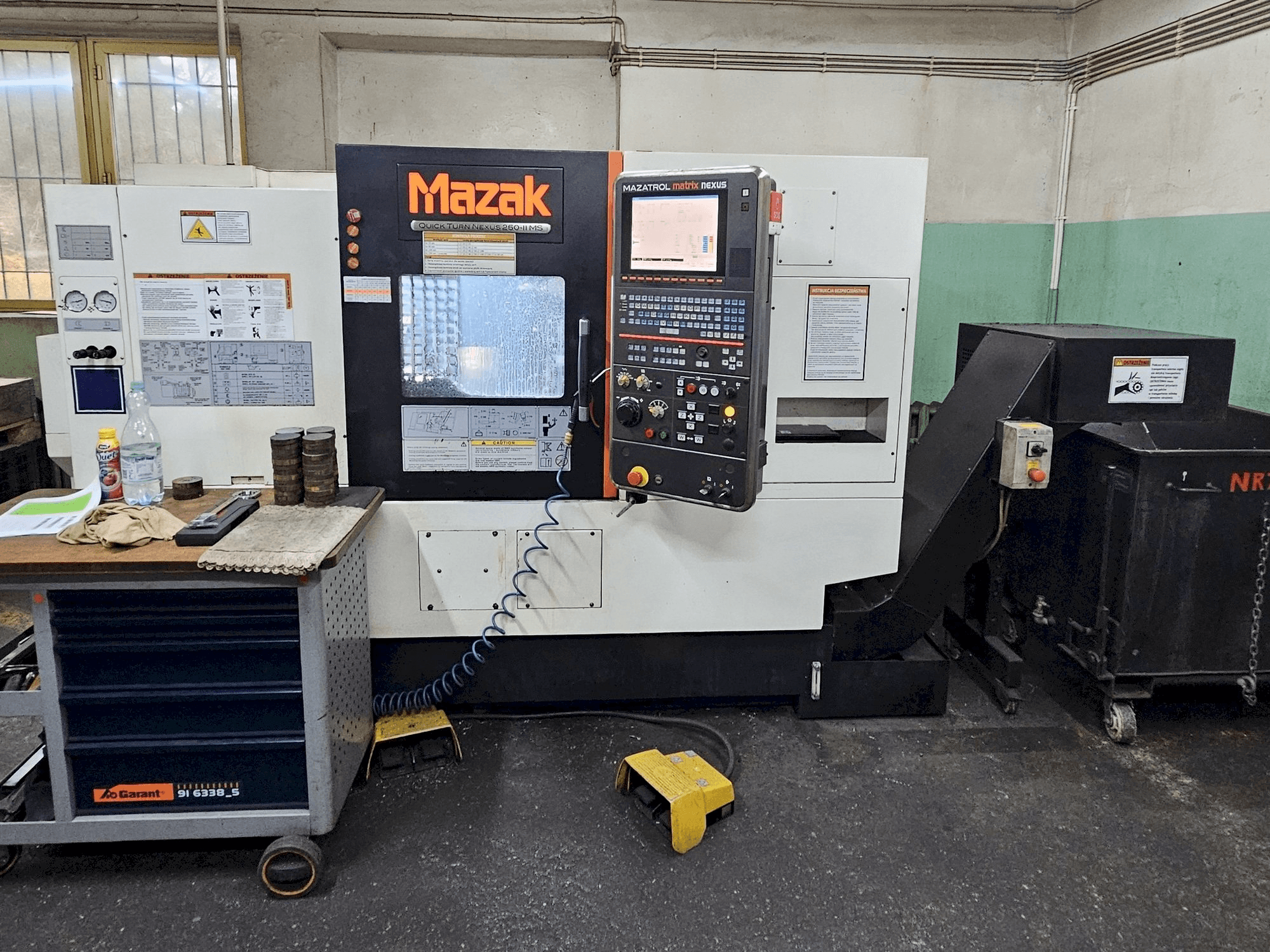 Koneen Mazak Quickturn Nexus 250-II MS etunäkymä