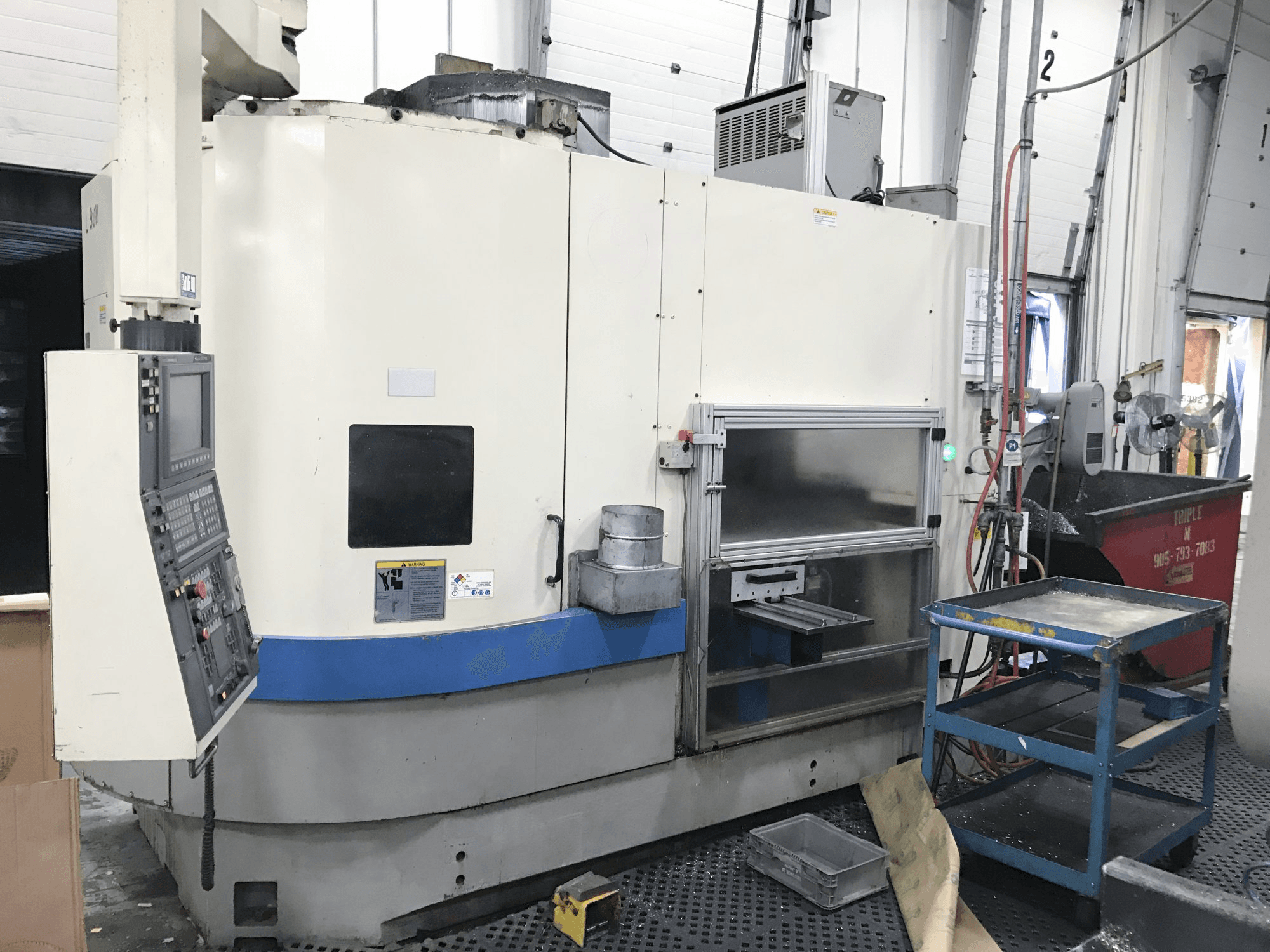 Koneen Okuma vasen näkymäLVT 400