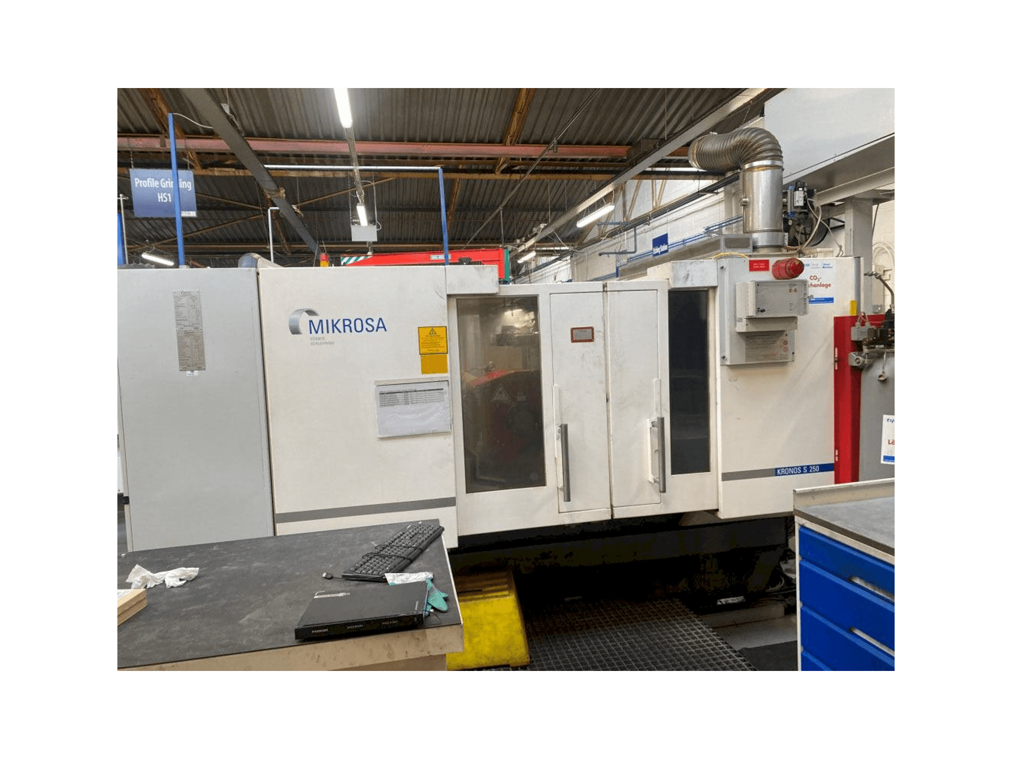 Koneen Schaudt Mikrosa Kronos S250 etunäkymä