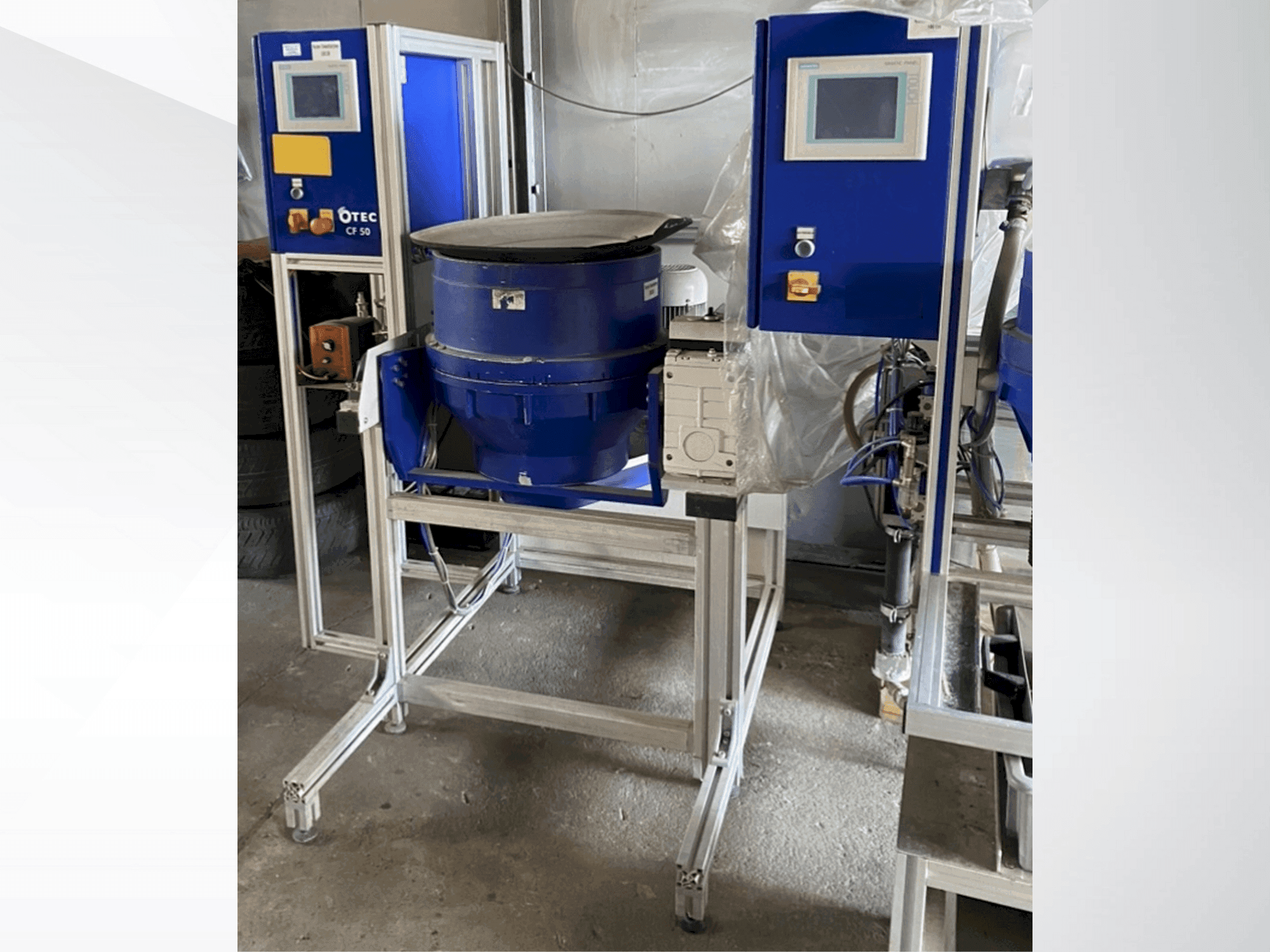 Koneen OTEC CF 1x50 etunäkymä