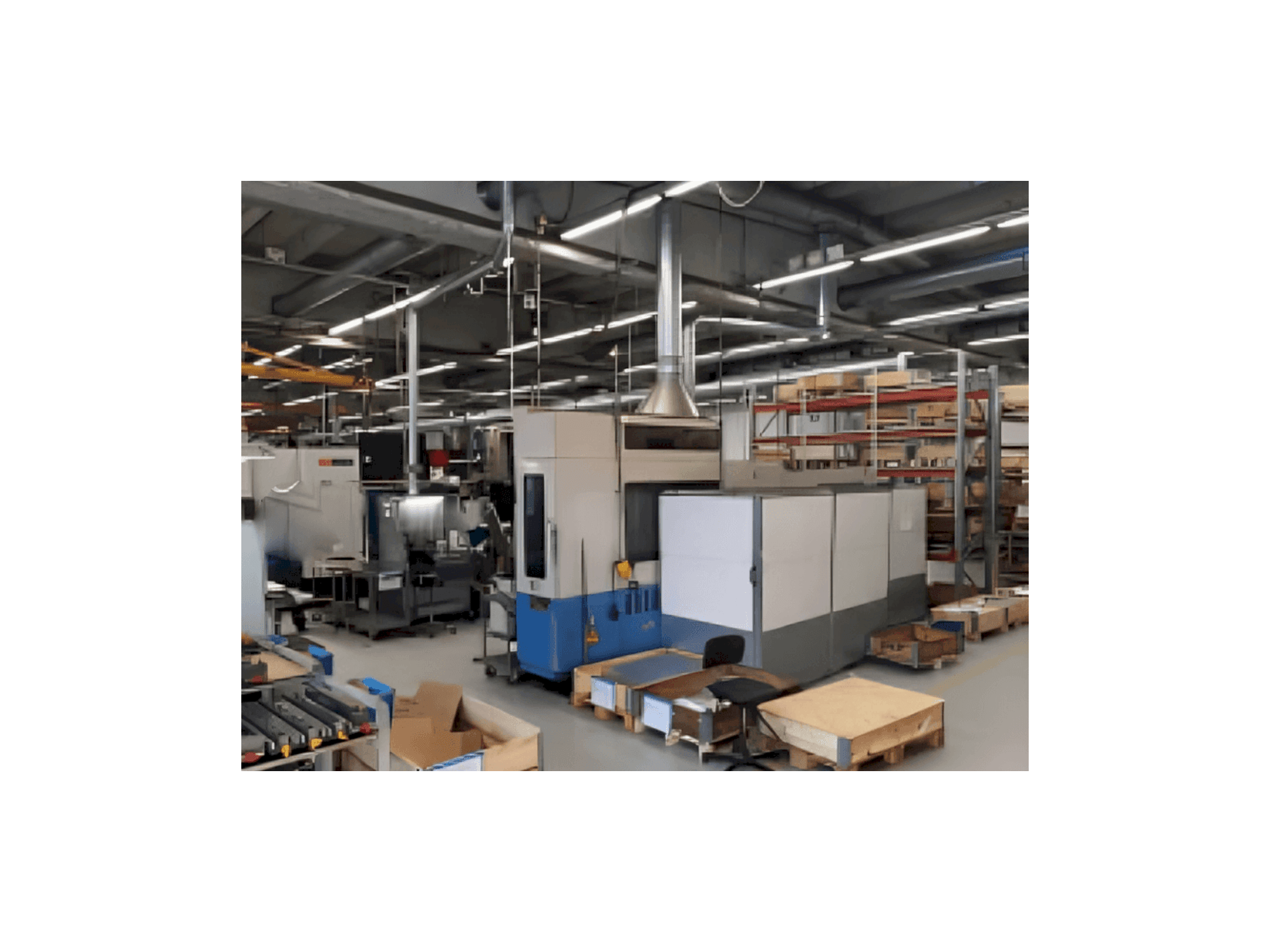 Koneen Mazak H-500 etunäkymä