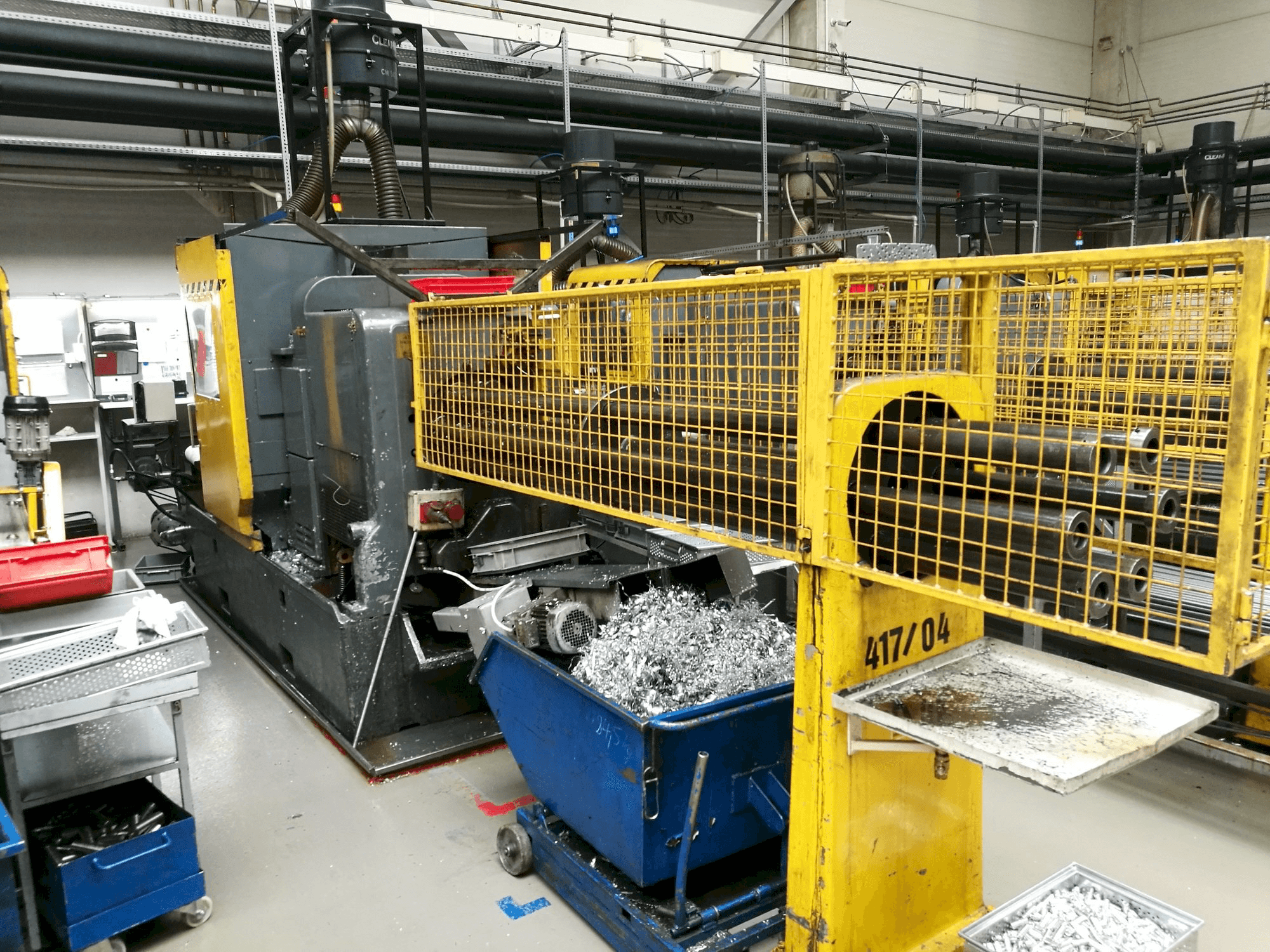 Koneen Wickman 1 3/8"-6 etunäkymä