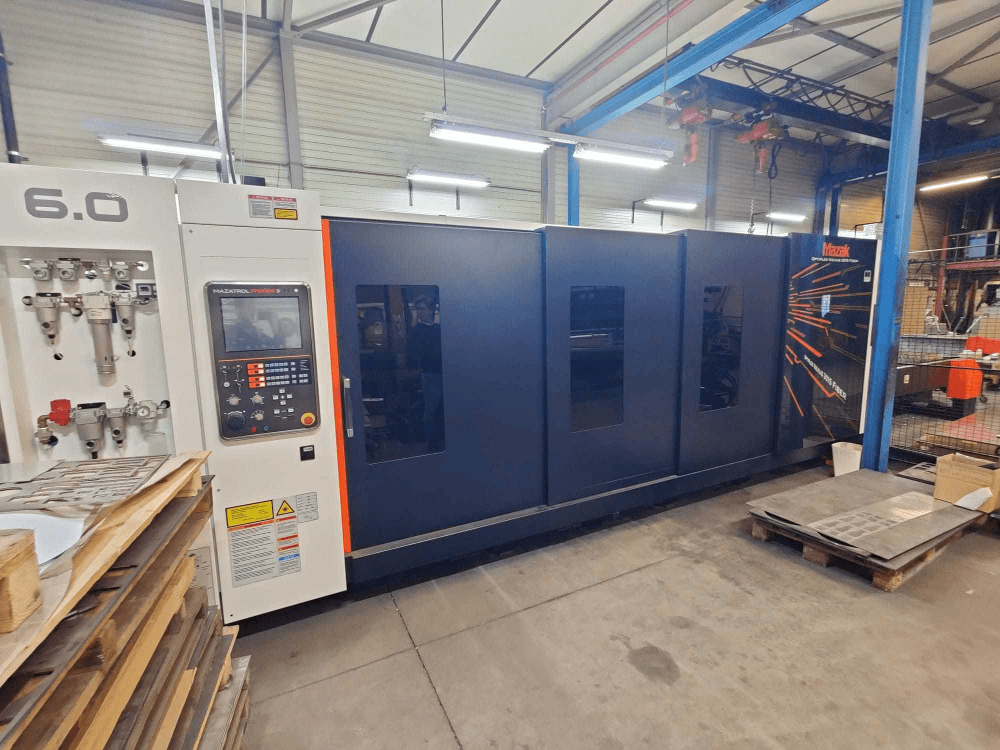 Koneen Mazak Optiplex Nexus 3015 etunäkymä