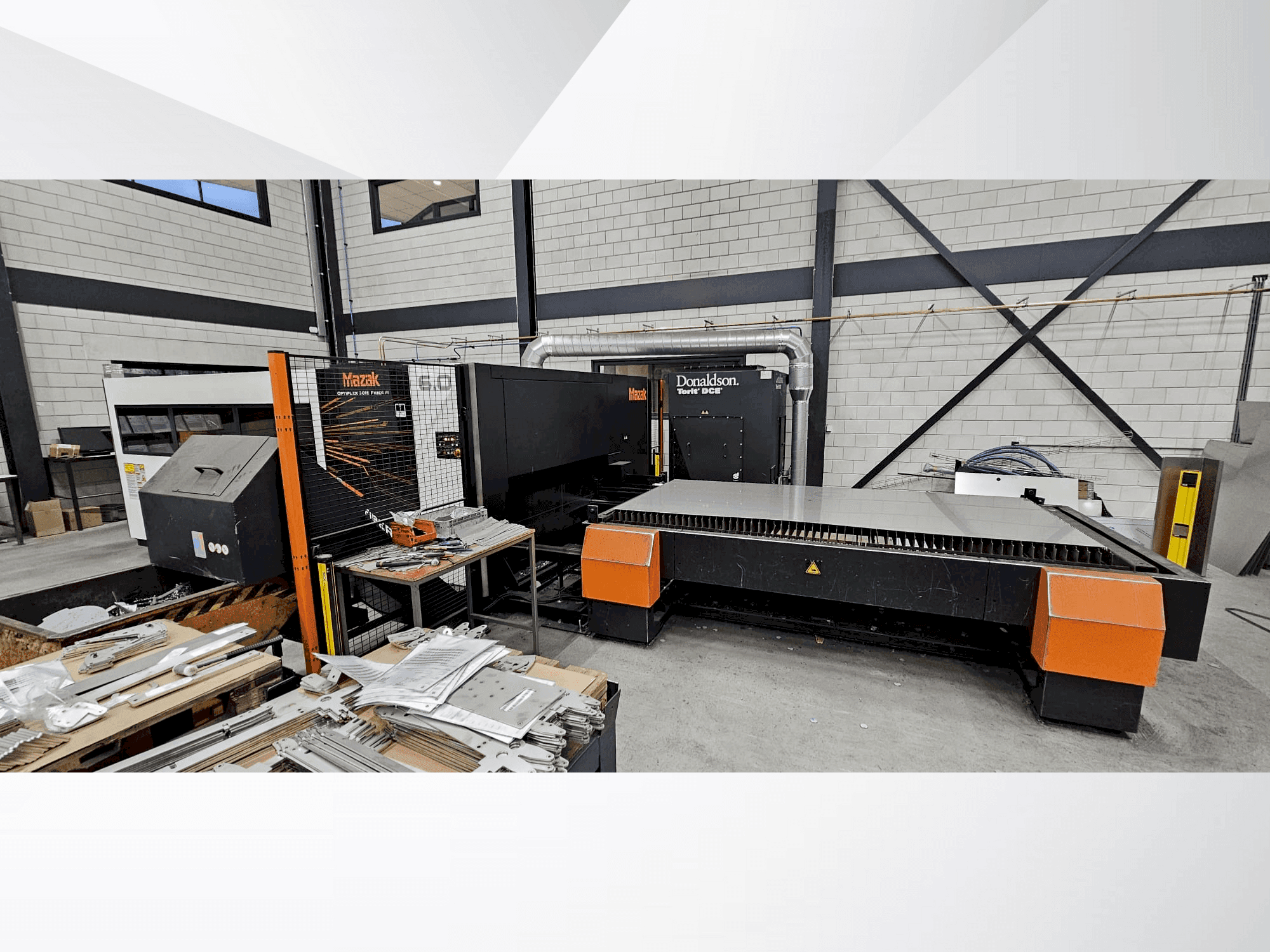 Koneen Mazak Optiplex 3015 Fiber III 6,0kW etunäkymä