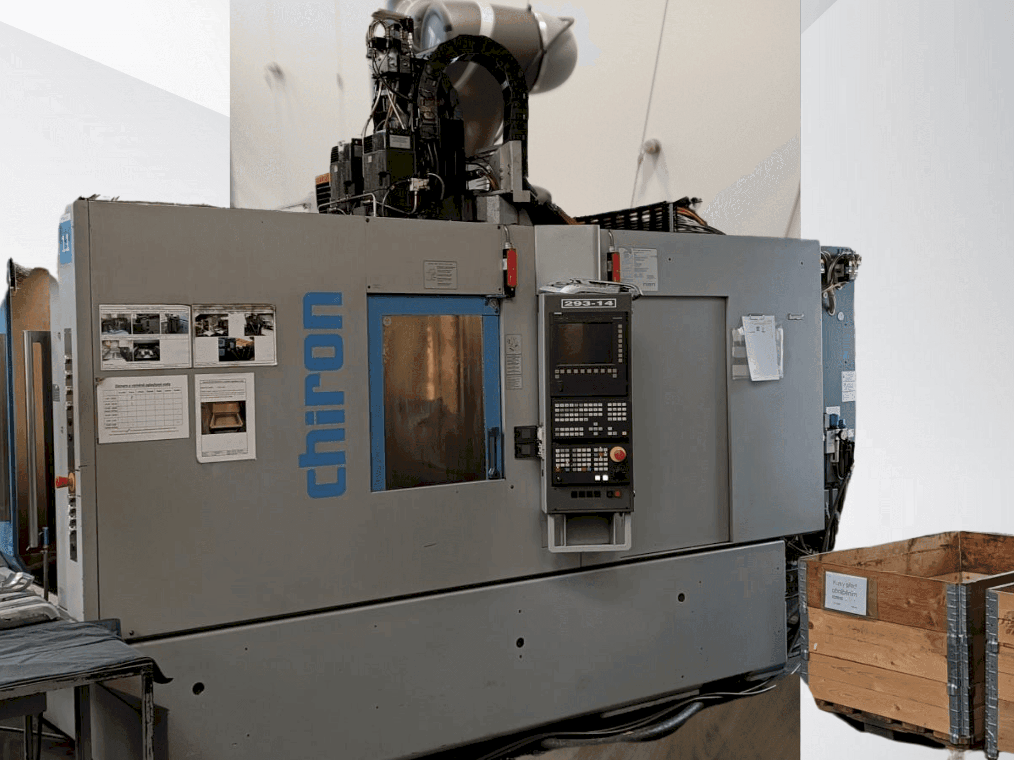 Koneen CHIRON DZ 15K WM etunäkymä