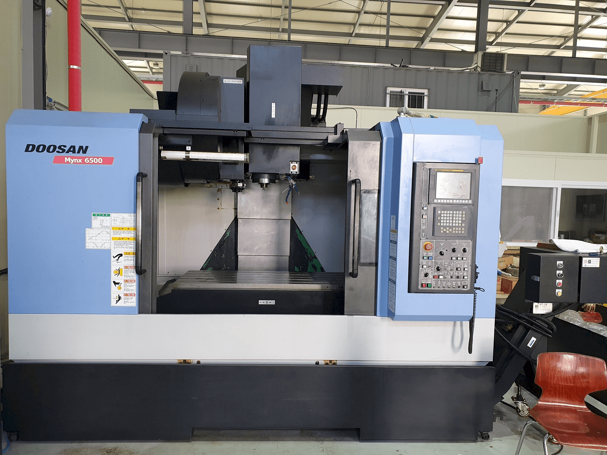 Koneen Doosan MYNX 6500 etunäkymä