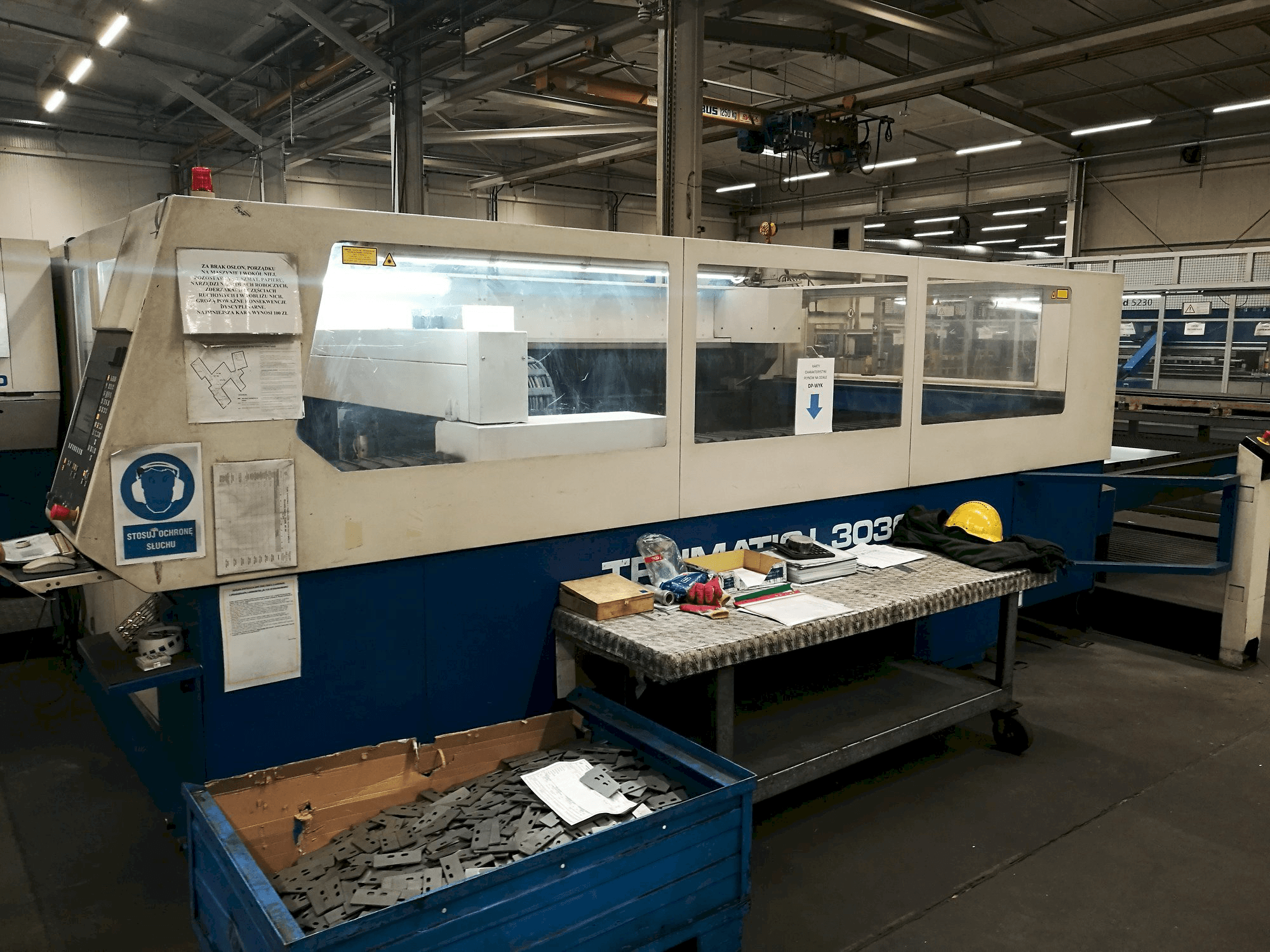 Koneen Trumpf Trumatic L3030 etunäkymä