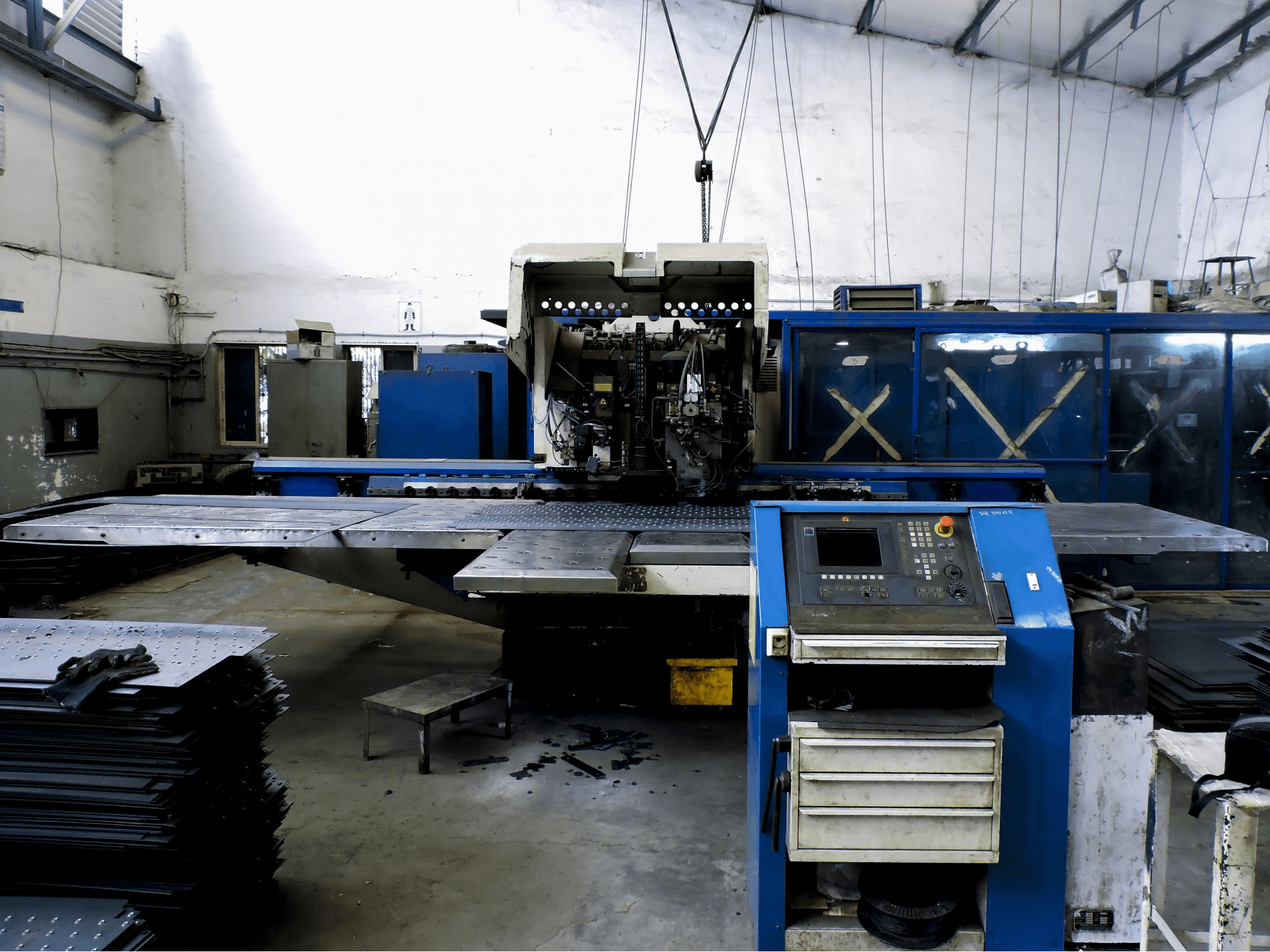 Koneen Trumpf etunäkymäTrumatic 600L