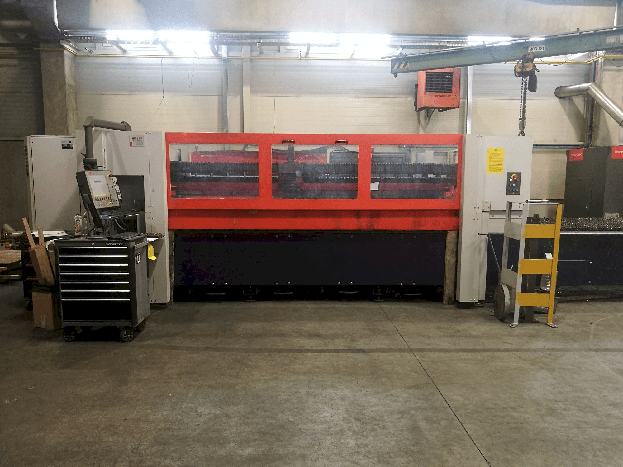 Koneen Bystronic Bystar 3015 etunäkymä