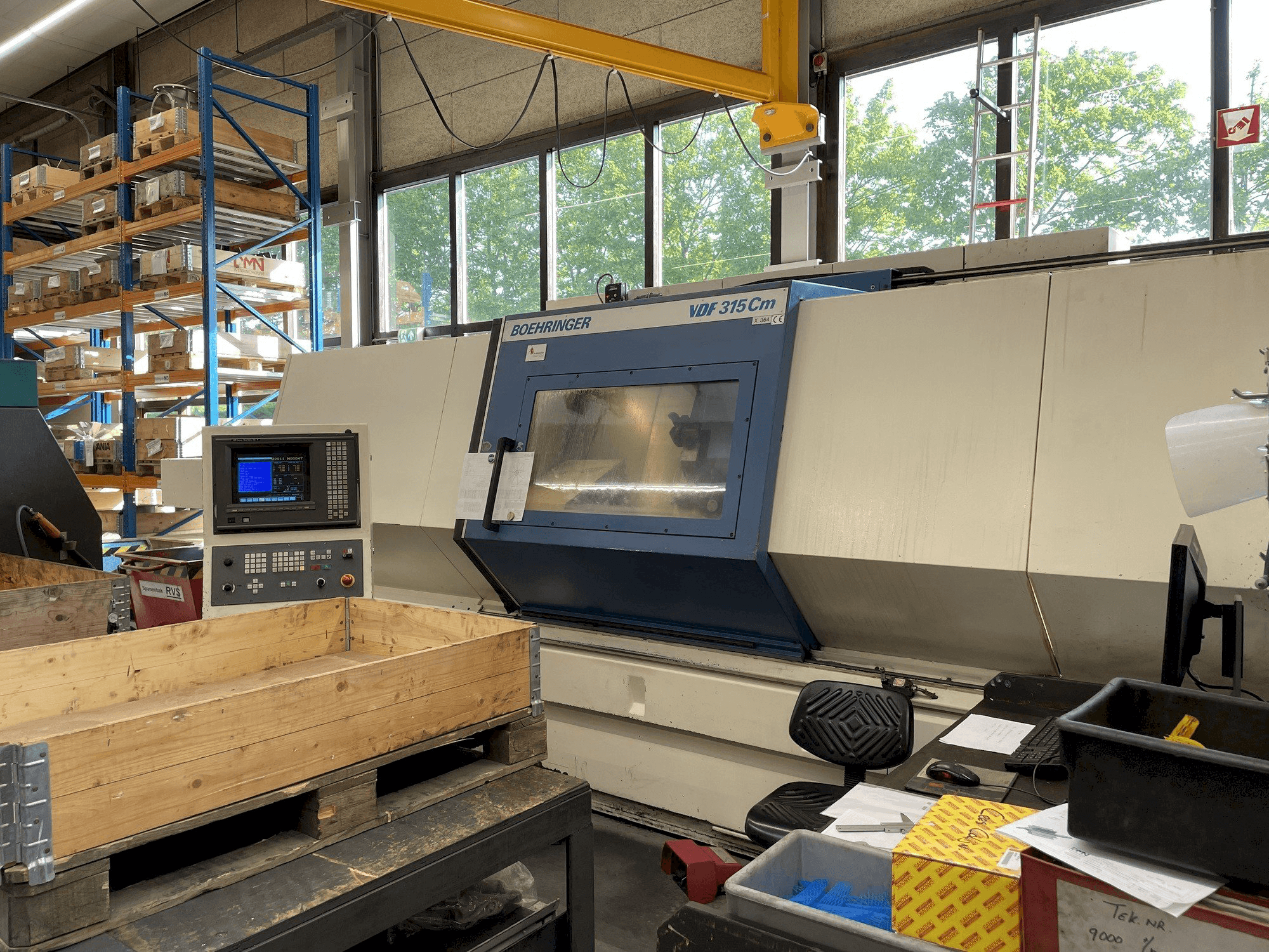 Koneen BOEHRINGER VDF 315 CM etunäkymä