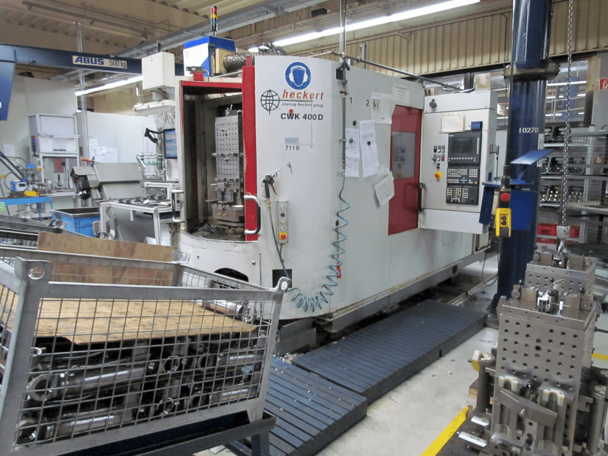 Koneen Heckert CWK 400 D etunäkymä