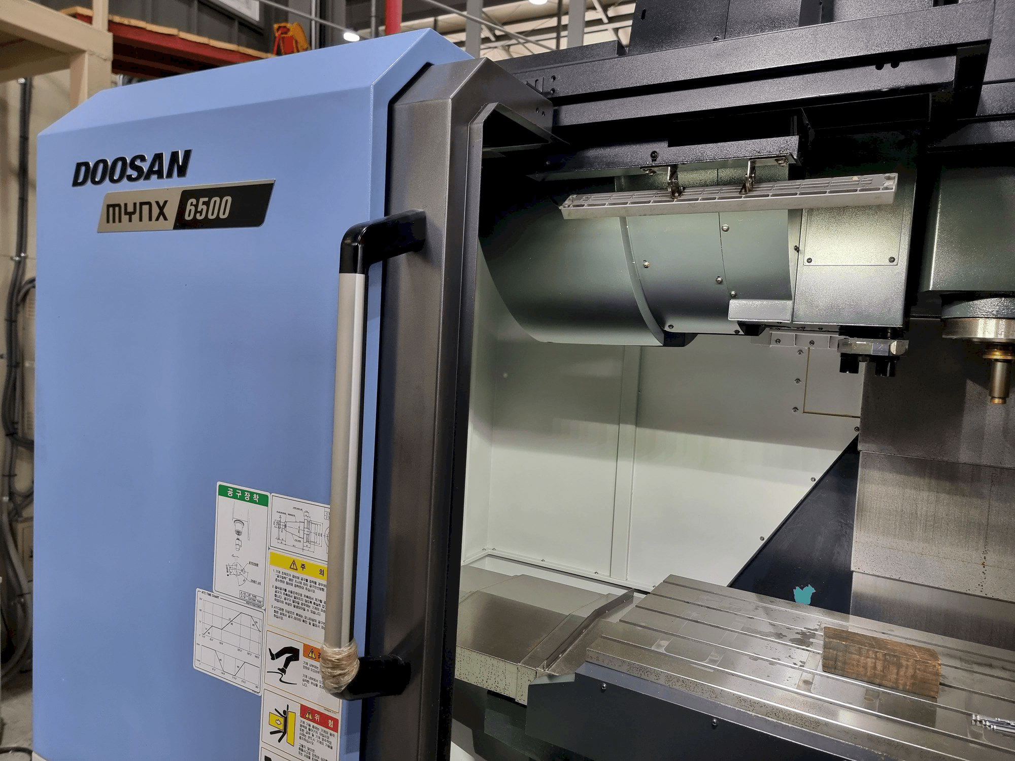 Koneen DOOSAN MYNX 6500 etunäkymä