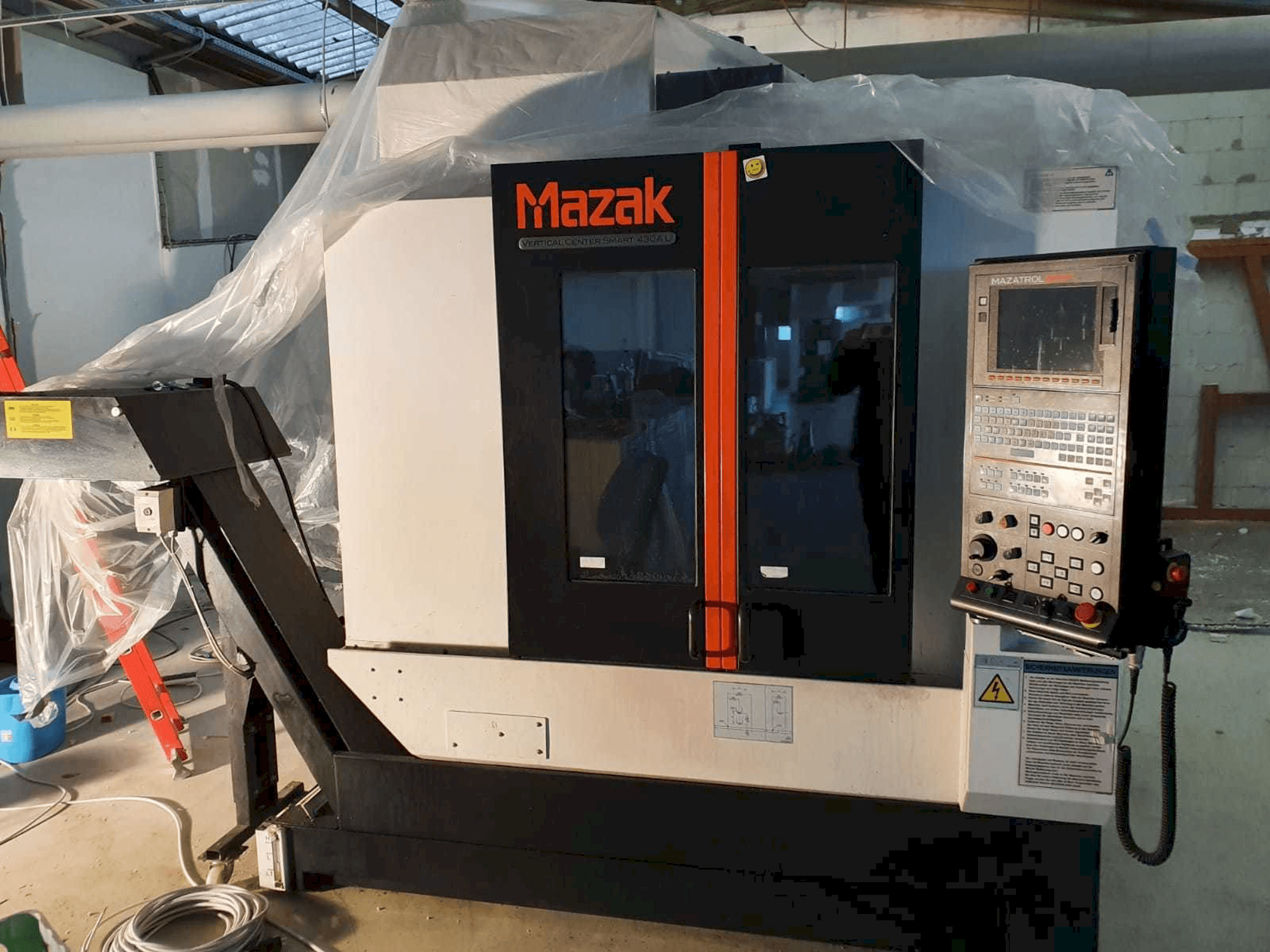 Koneen Mazak VCS 430A L etunäkymä