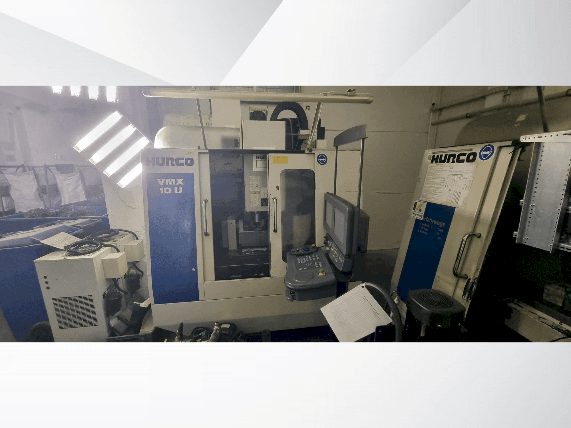 Koneen Hurco VMX 10U etunäkymä