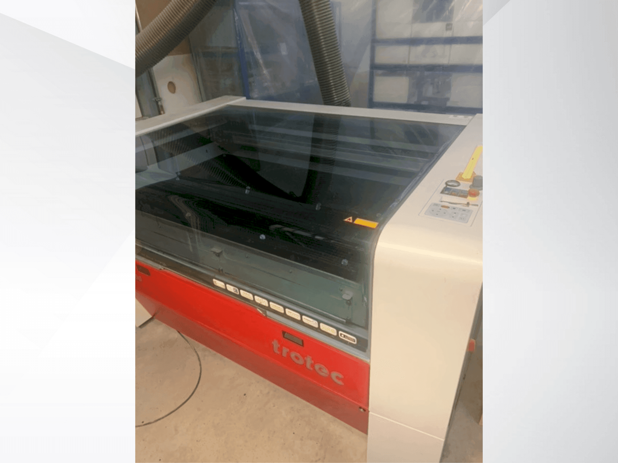 Koneen Trotec SP500 etunäkymä