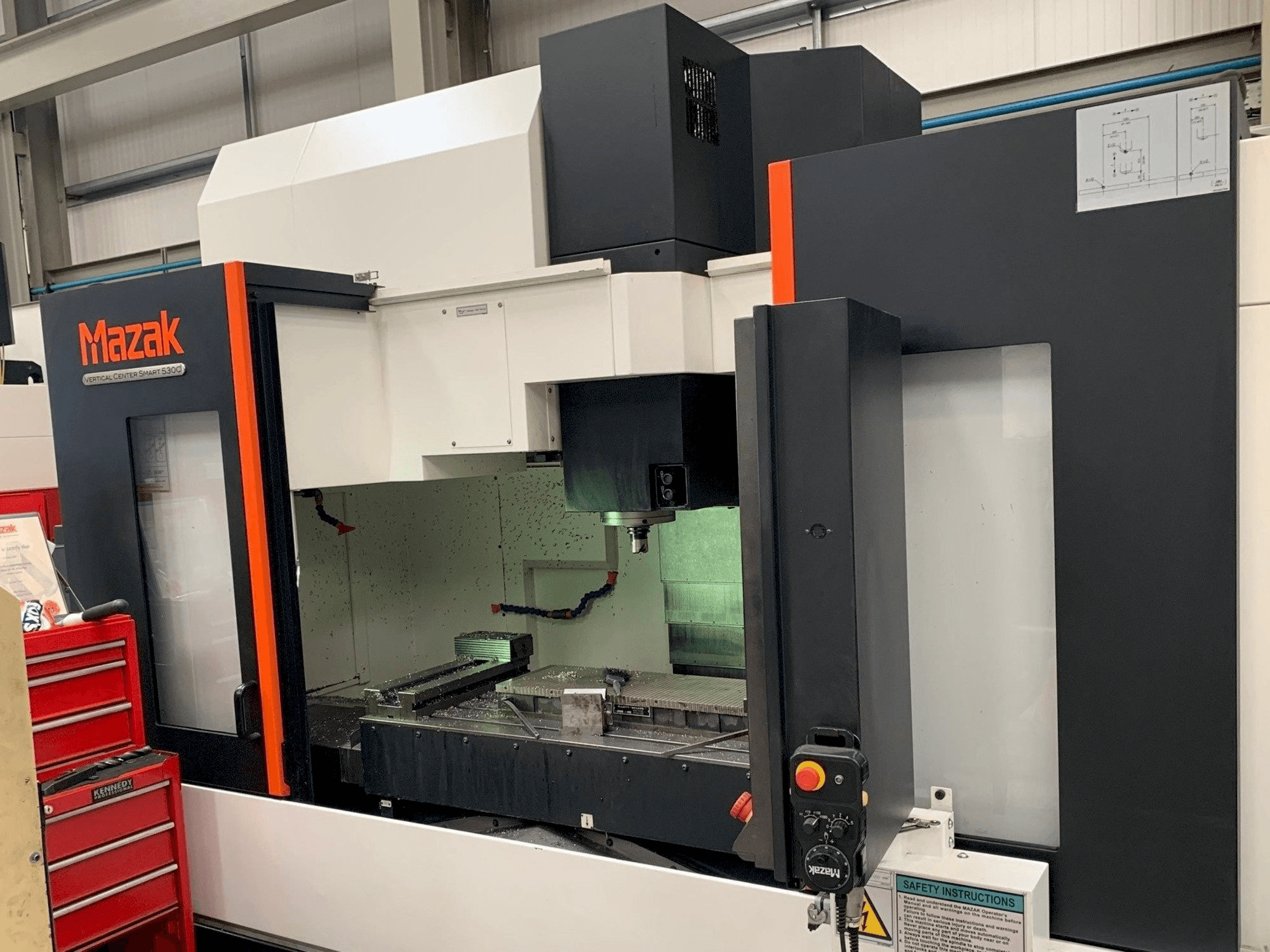 Koneen Mazak Smart 530C etunäkymä