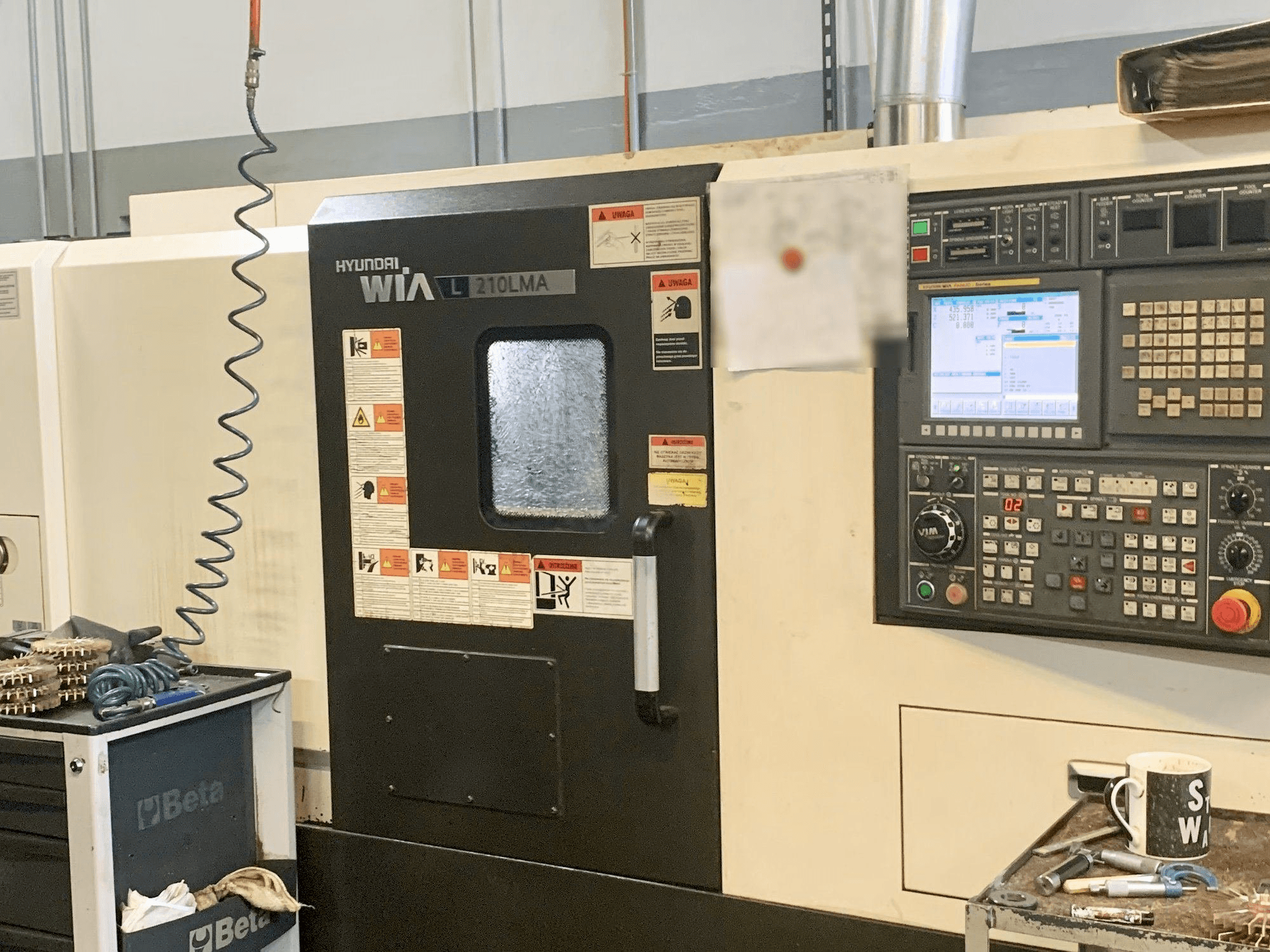 Koneen Hyundai Wia L210LMA etunäkymä