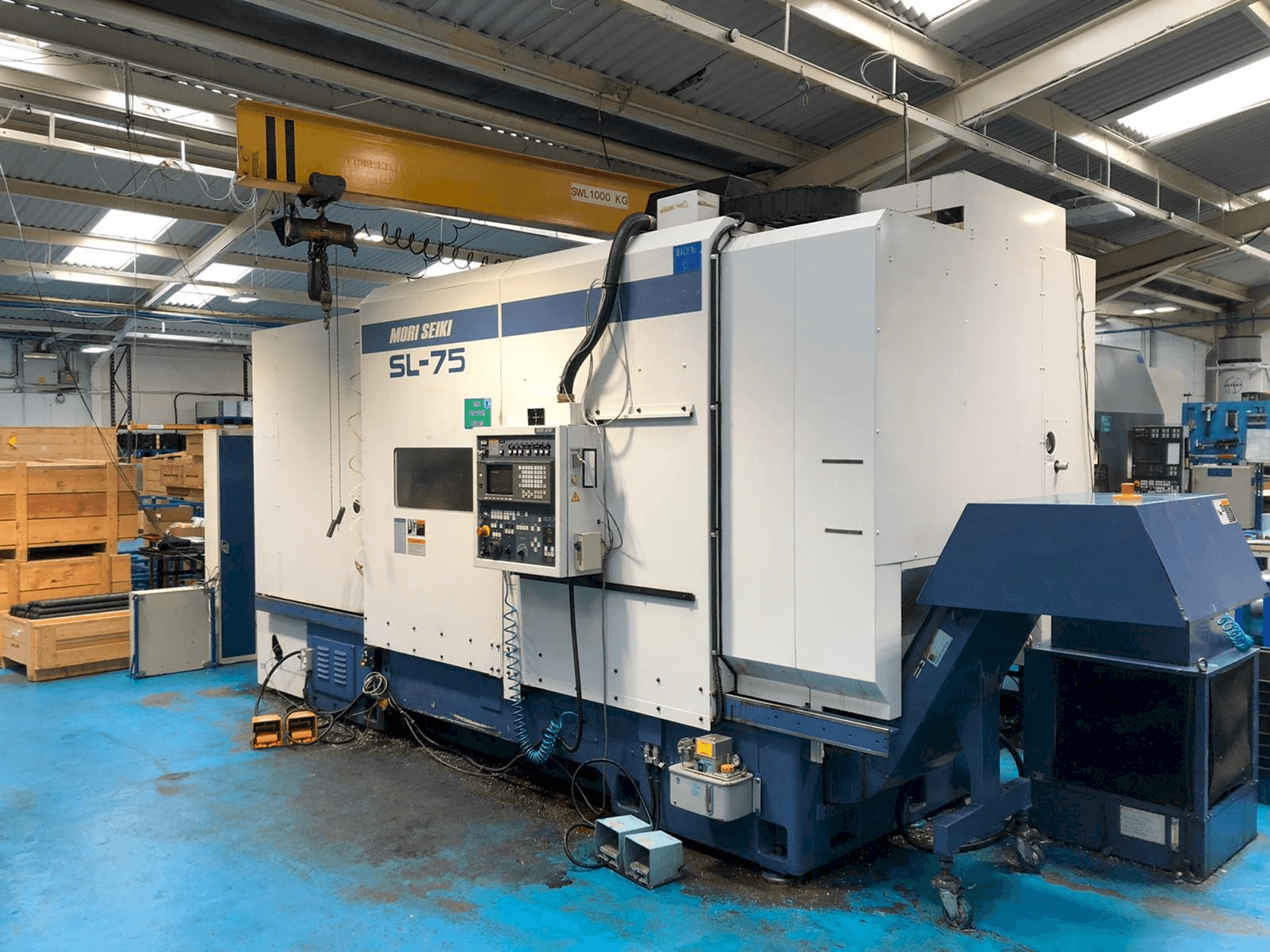 Koneen MORI SEIKI SL75 etunäkymä