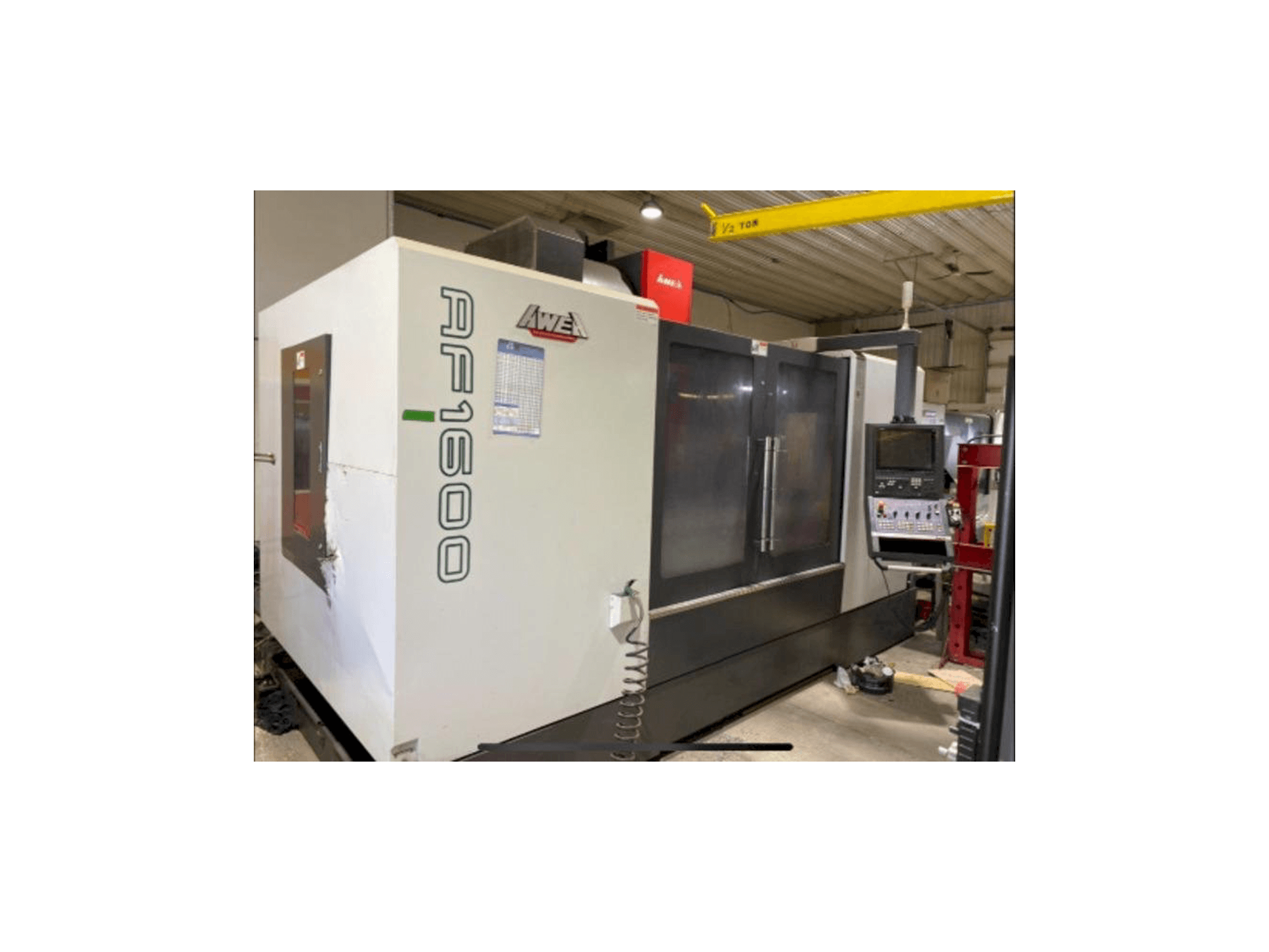 Koneen AWEA AF-1600 etunäkymä