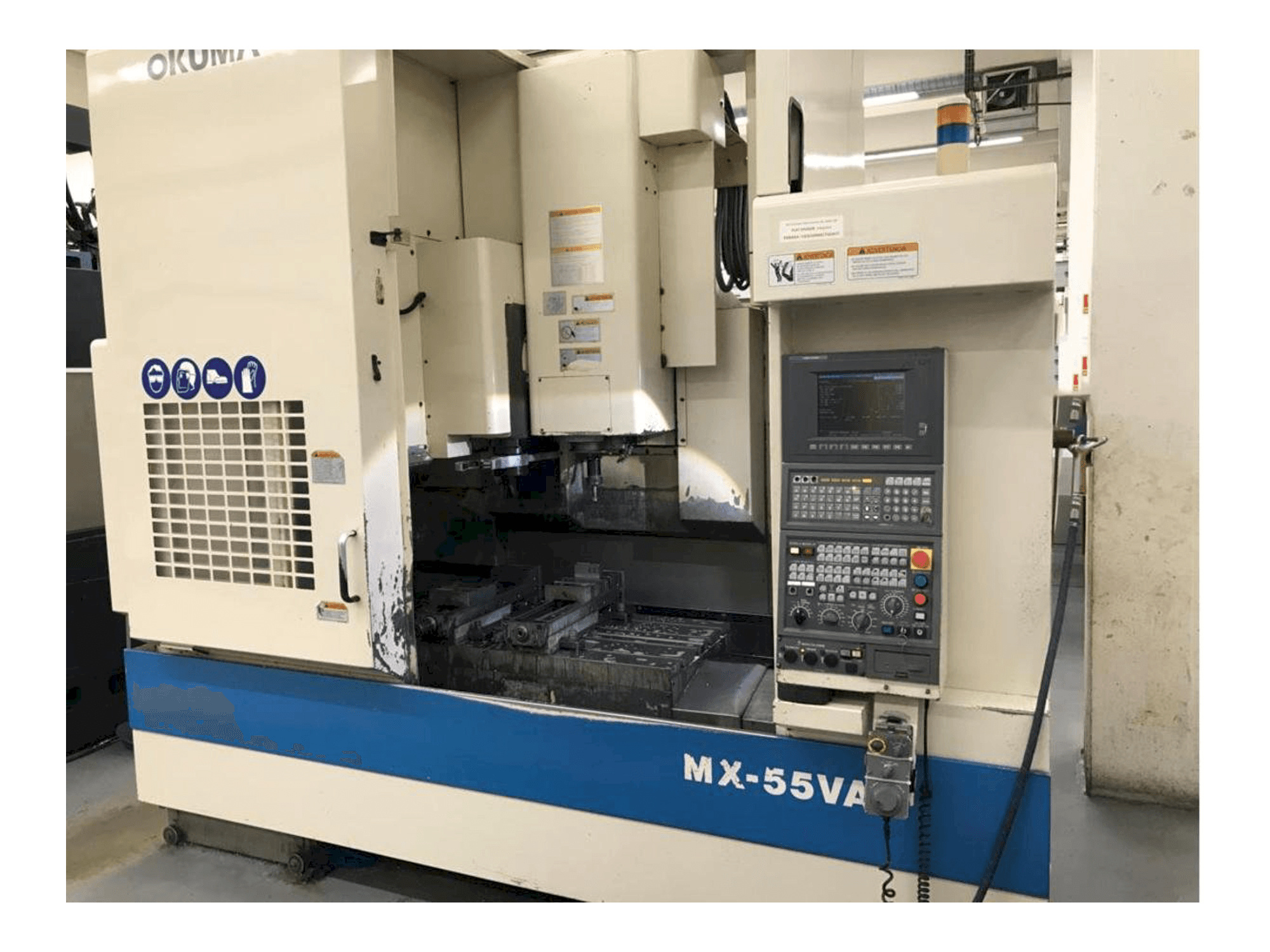 Koneen Okuma MX55 etunäkymä