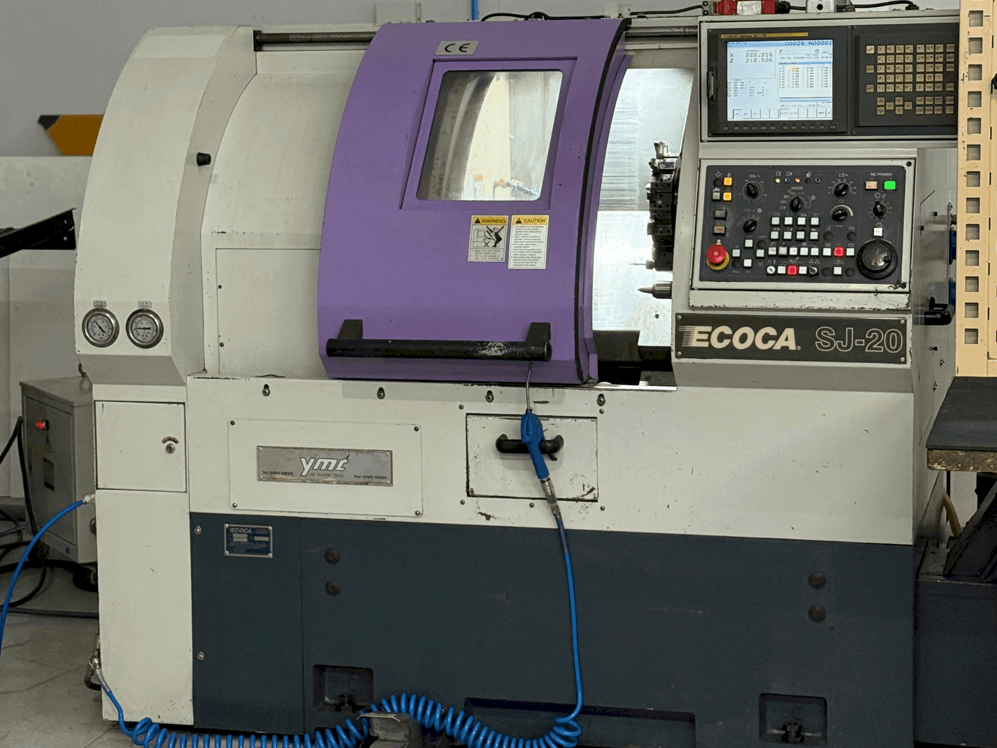 Koneen ECOCA SJ-20 etunäkymä